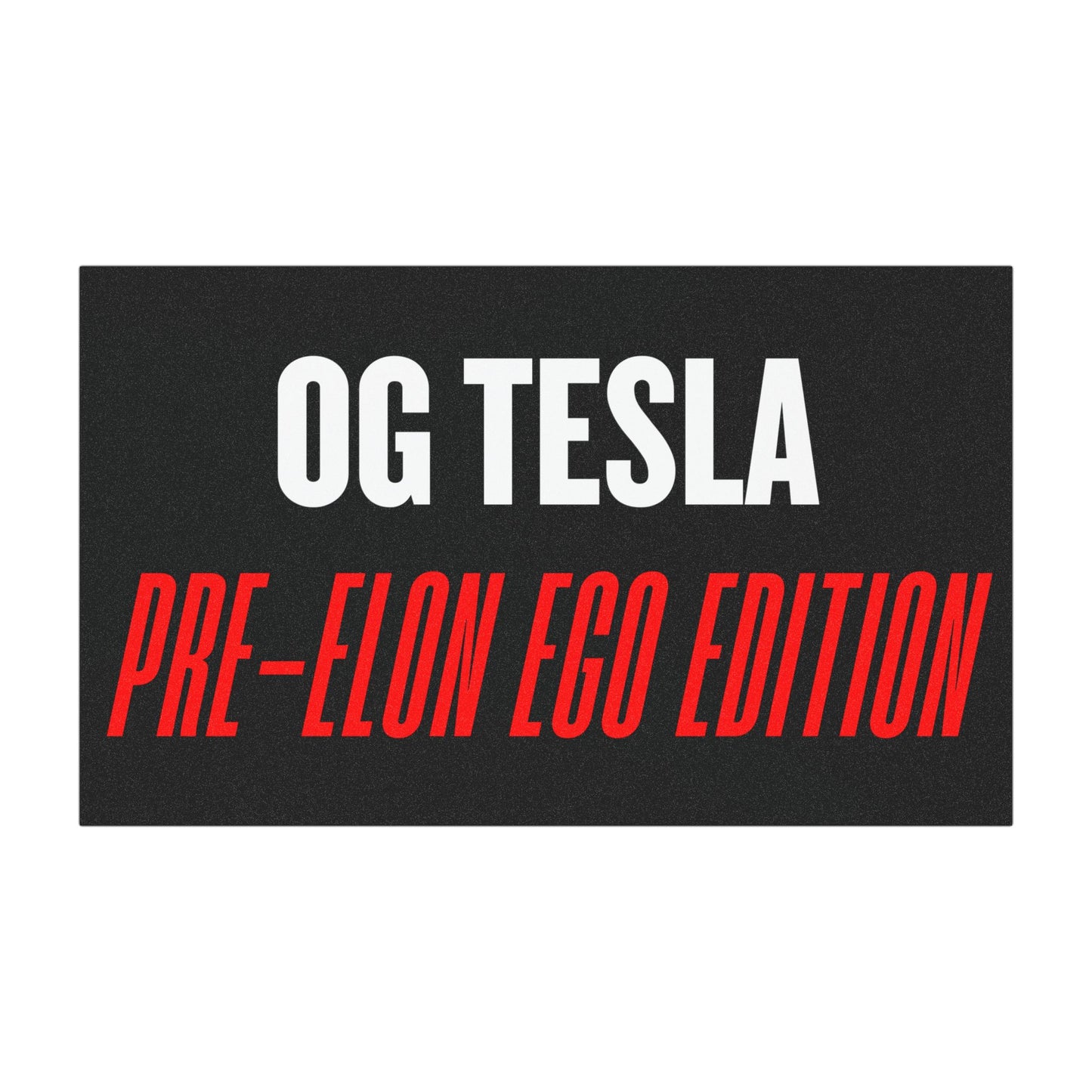 'OG Tesla: Pre-Elon Ego Edition' Car Magnet