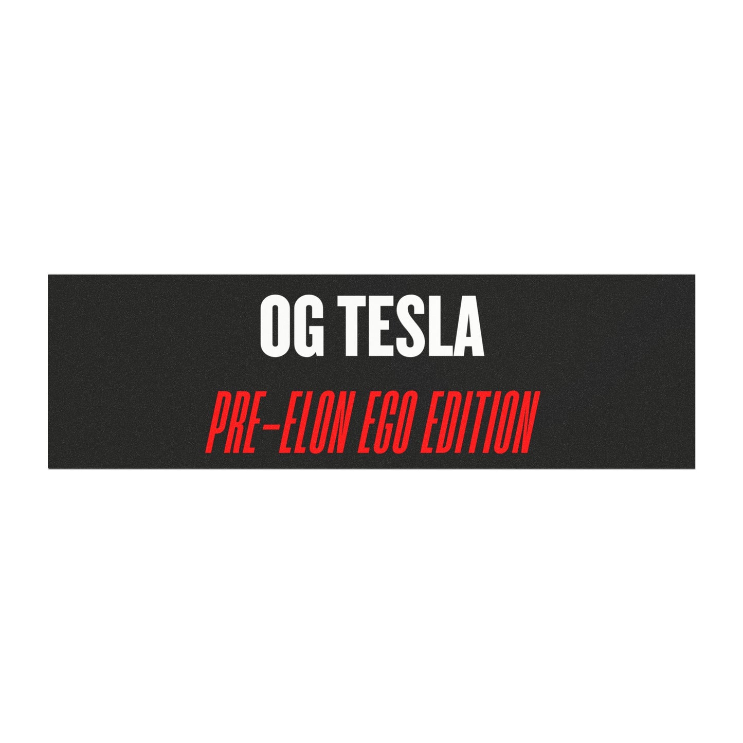 'OG Tesla: Pre-Elon Ego Edition' Car Magnet