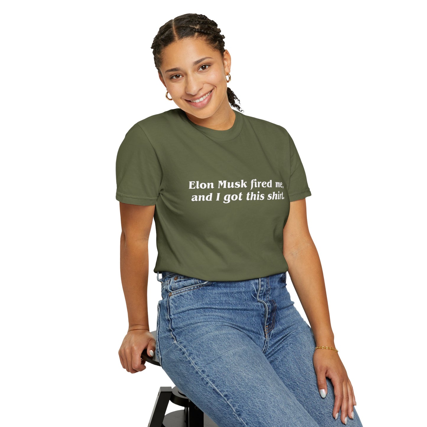 "Elon Musk Fired Me" Garment-Dyed T-Shirt