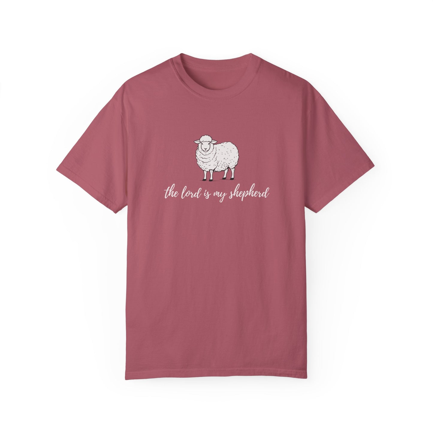 The Lord is My Shepherd Unisex Garment-Dyed T-shirt