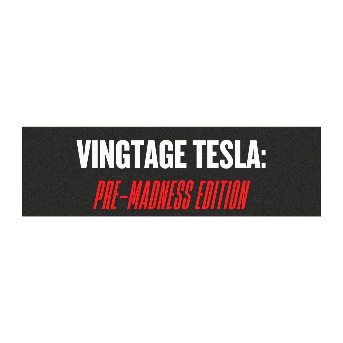 'Vintage Tesla: Pre-Madness Edition' Car Magnet