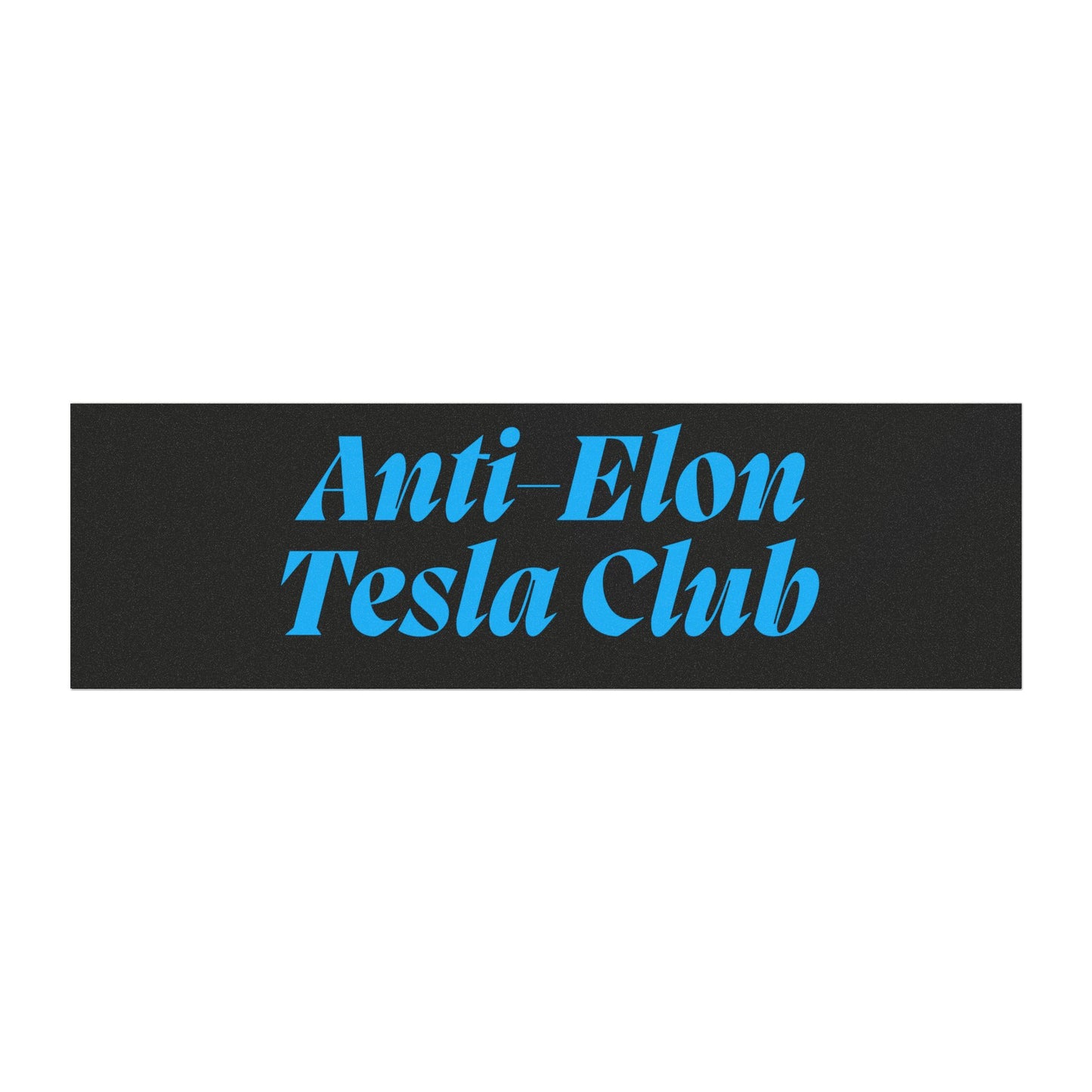 Blue 'Anti-Elon Tesla Club' Car Magnet