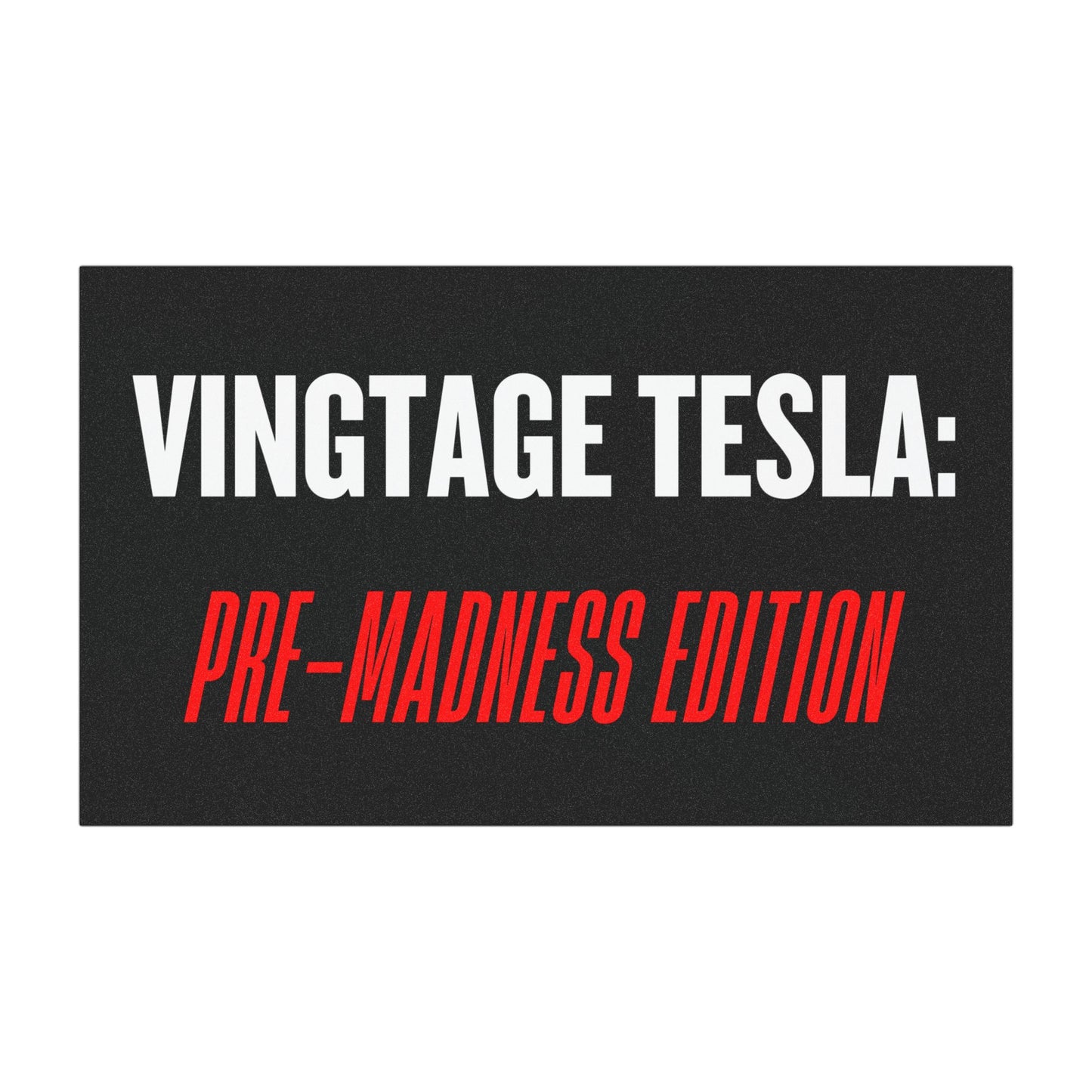 'Vintage Tesla: Pre-Madness Edition' Car Magnet