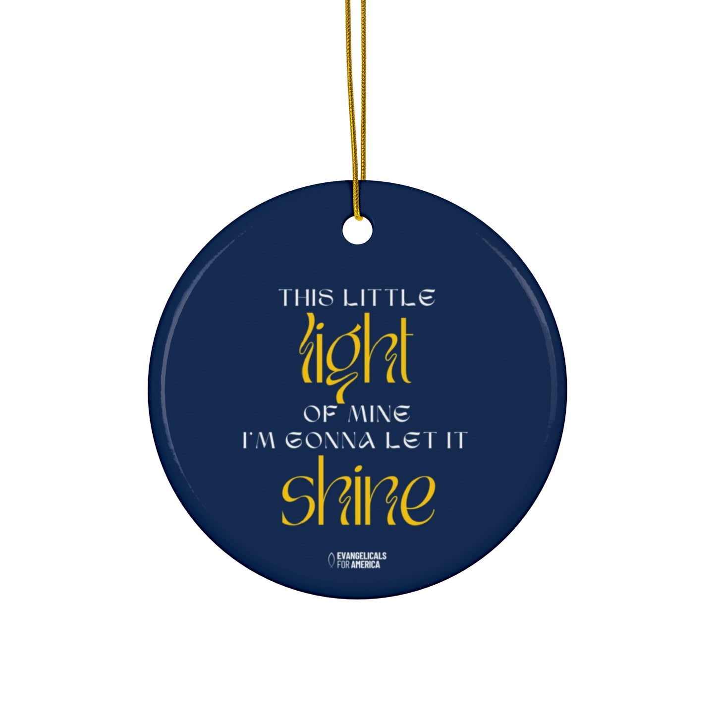 This Little Light of Mine Ceramic Ornament