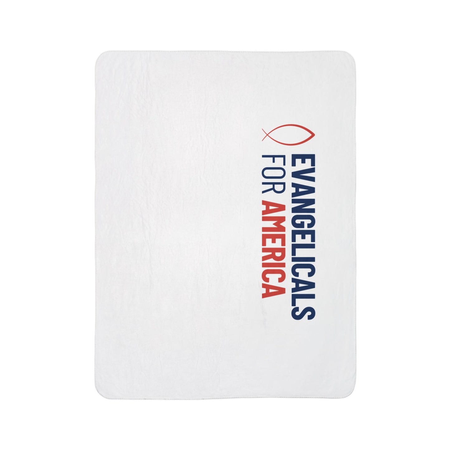 Evangelicals For America Fleece Sherpa Blanket