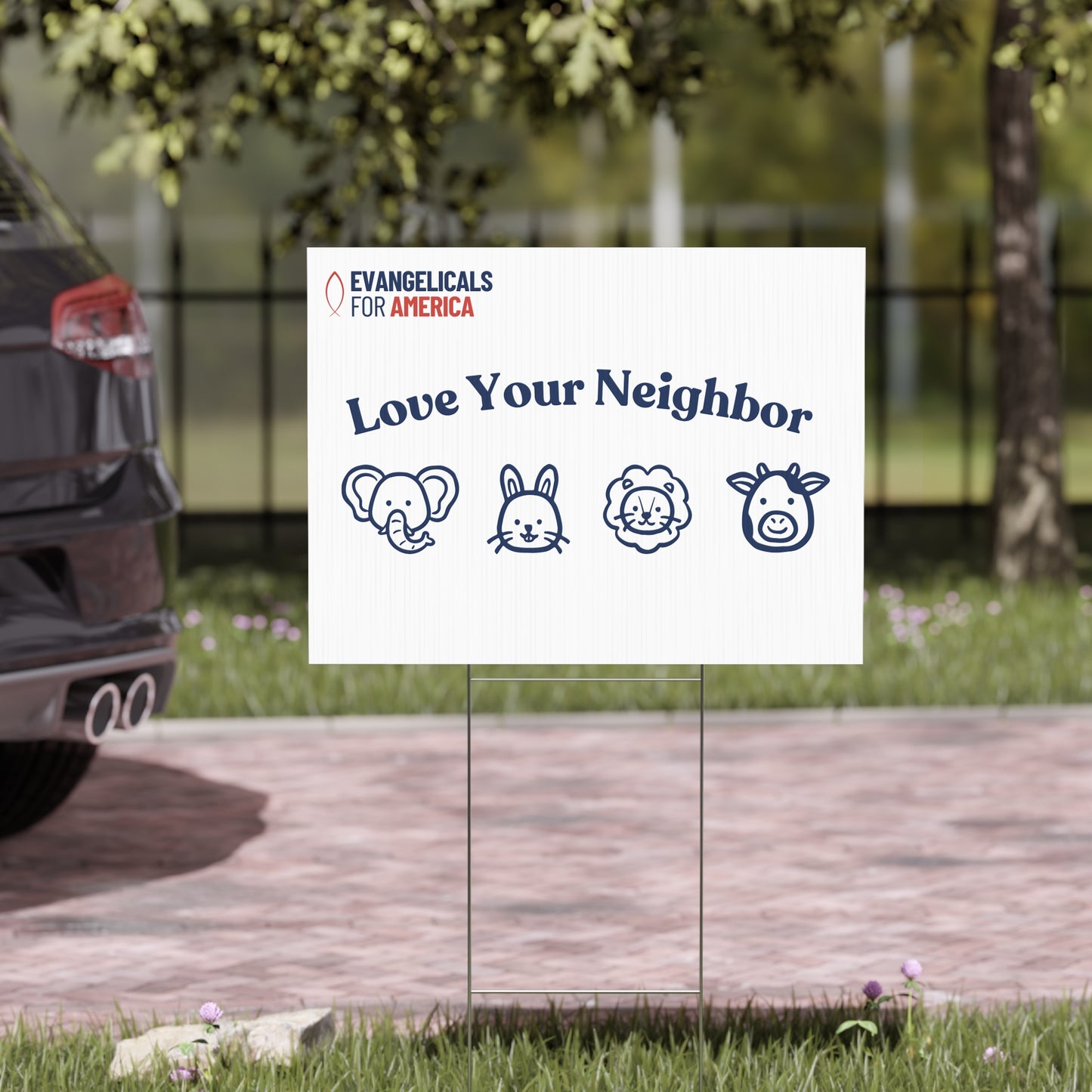 Love Your Neighbor Yard Sign