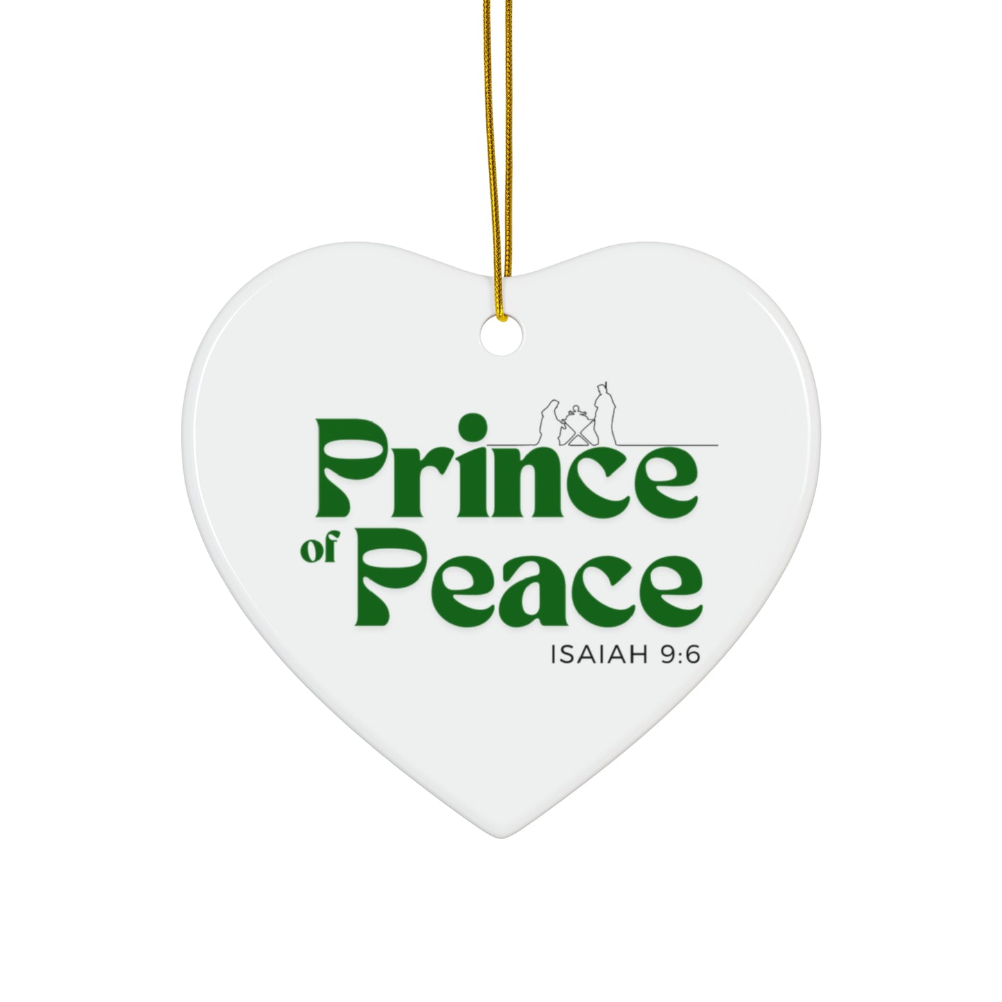 Prince of Peace Ceramic Ornament