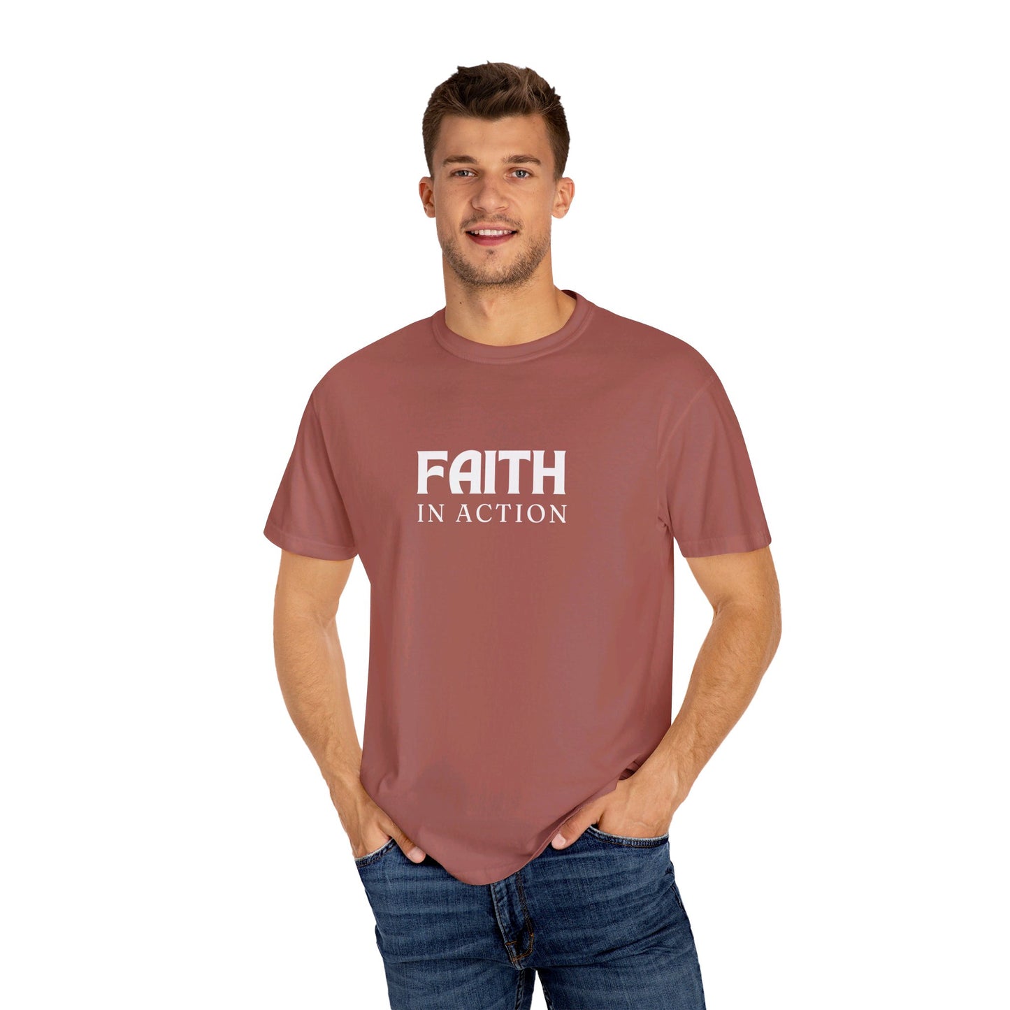 Faith in Action - Unisex Garment-Dyed T-shirt