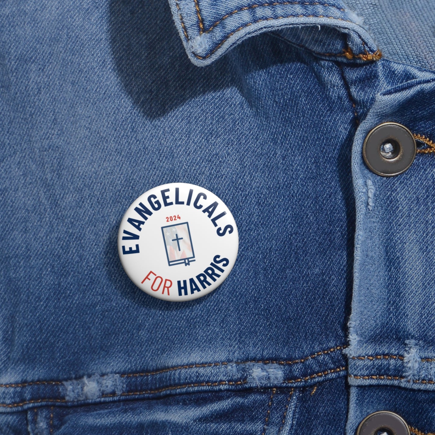 Evangelicals For Harris Pin