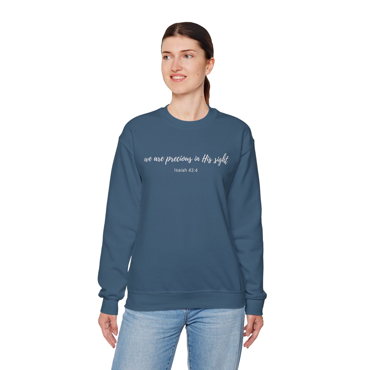 We are Precious in His Sight Unisex Heavy Blend™ Crewneck Sweatshirt