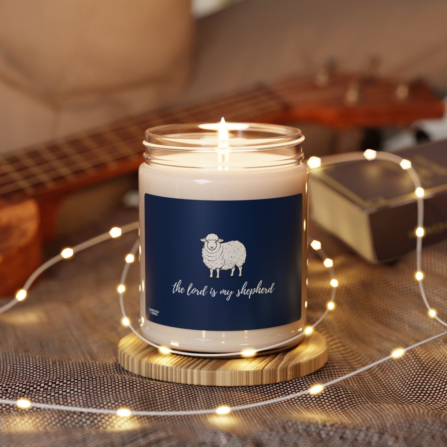 The Lord is My Shepherd Scented Soy Candle, 9oz