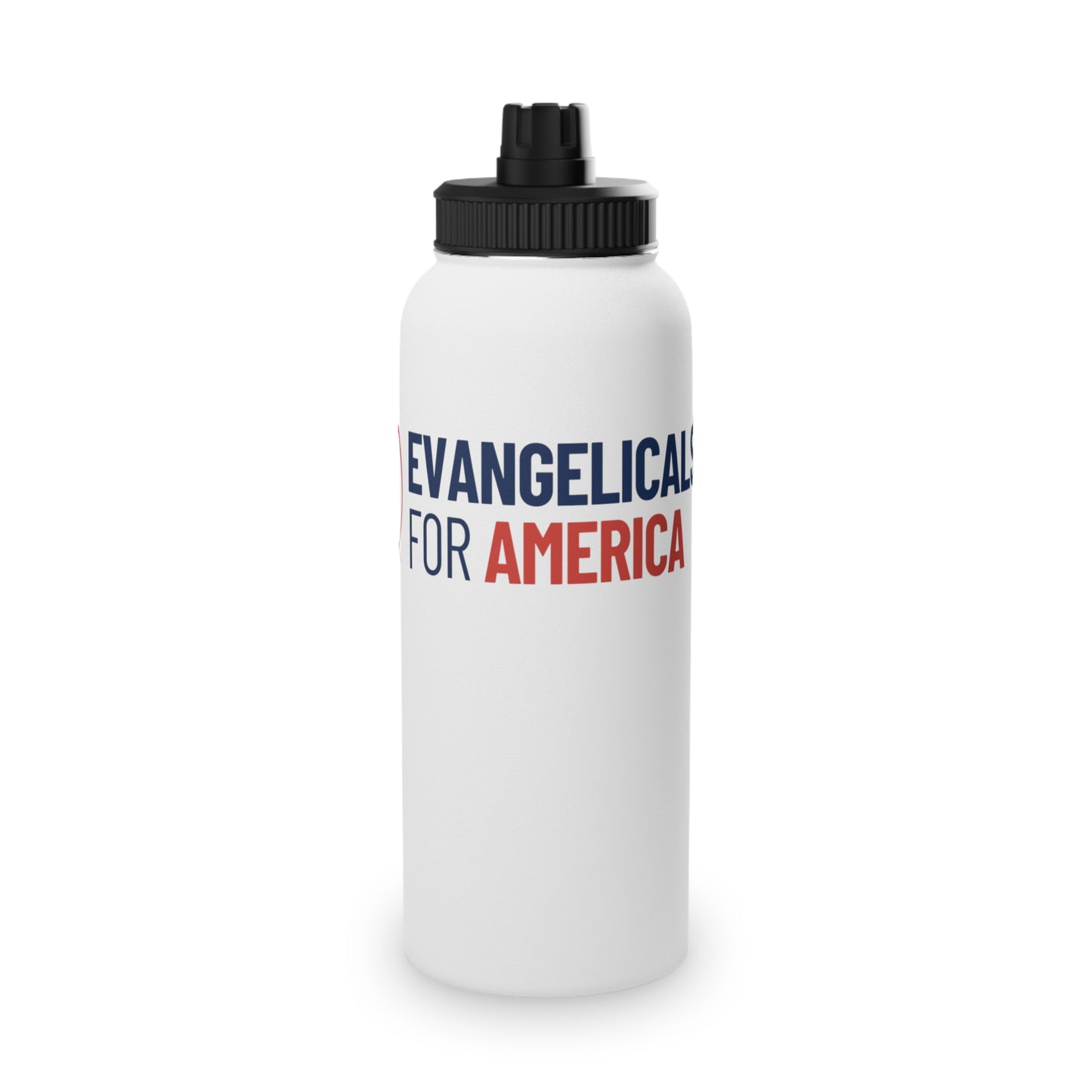 Evangelicals For America Steel Water Bottle (Sports Lid)