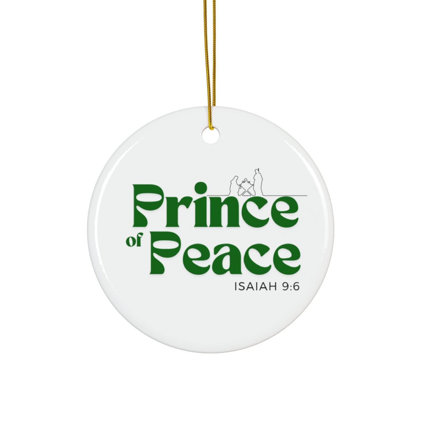 Prince of Peace Ceramic Ornament