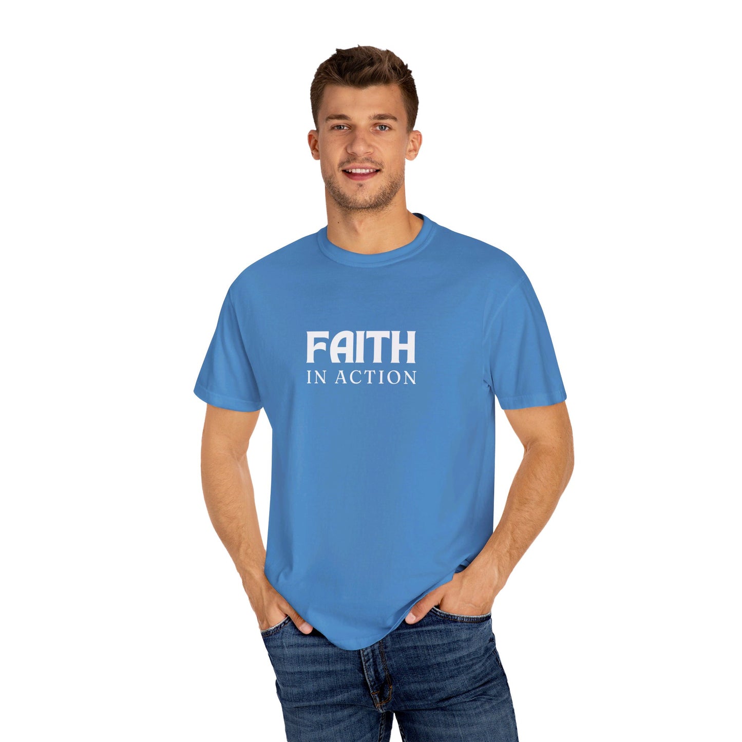 Faith in Action - Unisex Garment-Dyed T-shirt