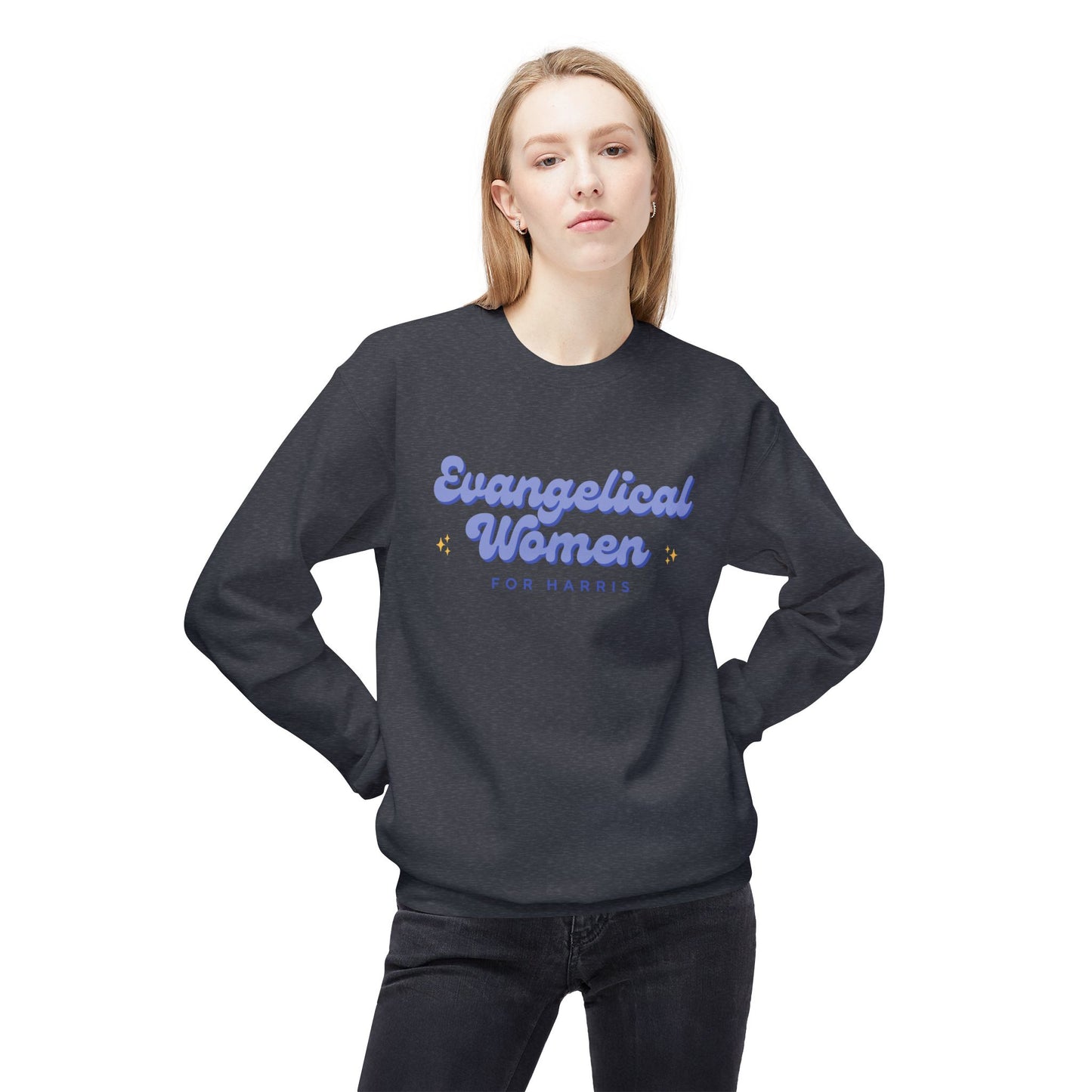 Evangelical Women For Harris Crewneck Sweatshirt