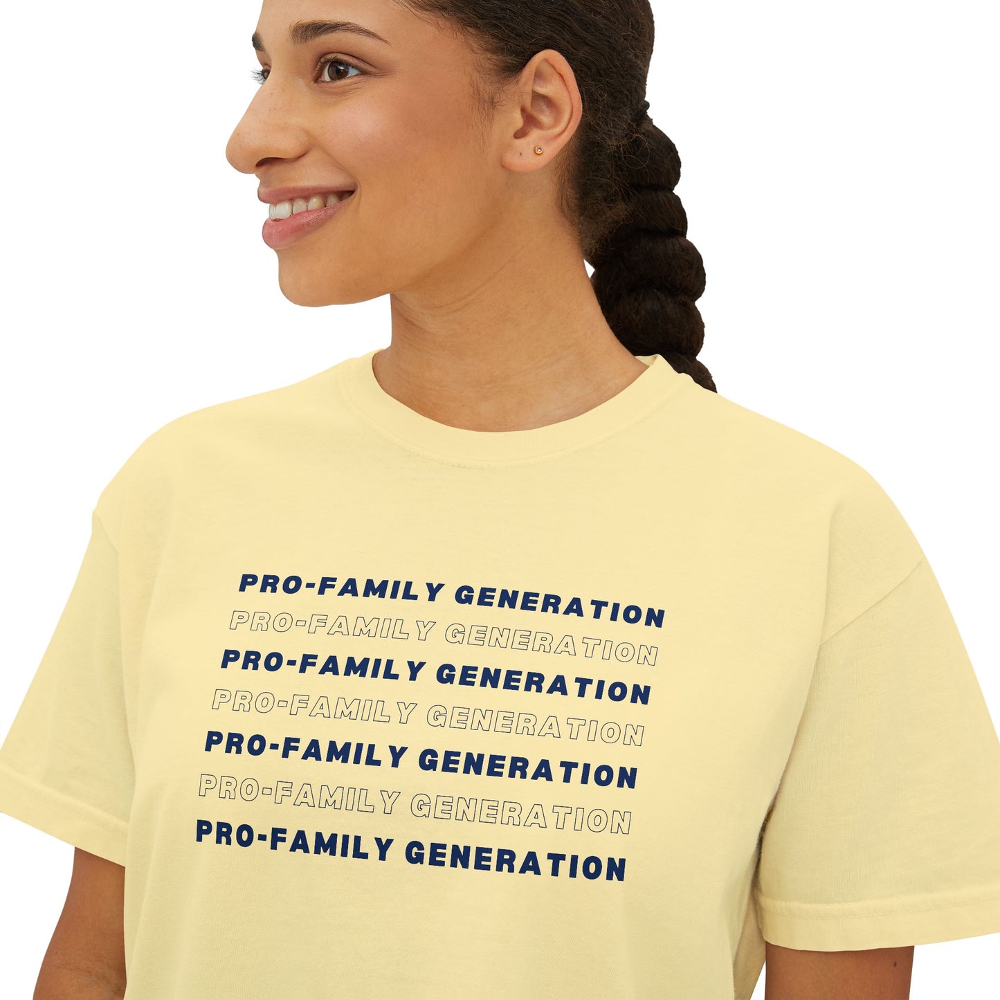 Pro-Family Generation Boxy Tee