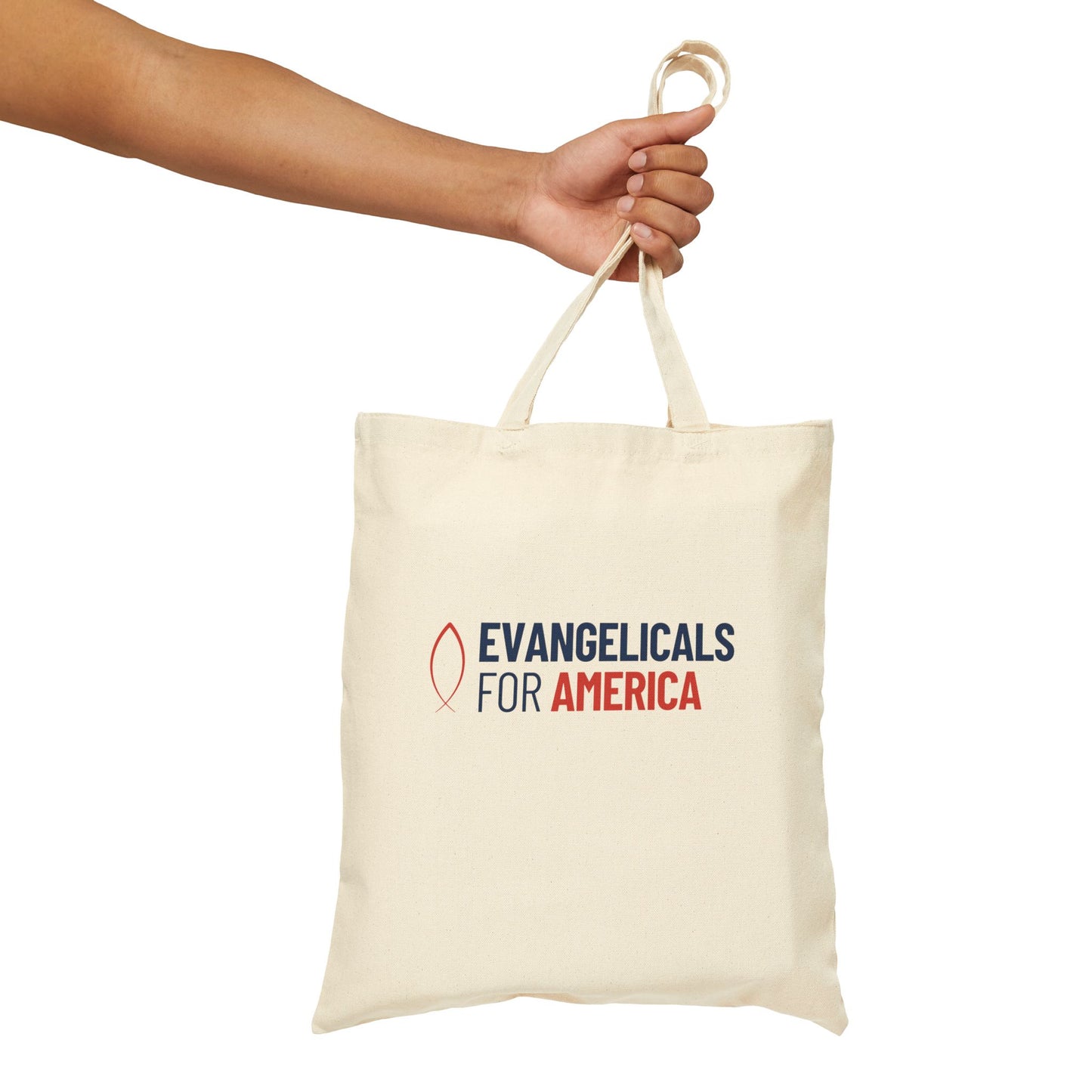 Evangelicals For America x Faith Over Fear Canvas Tote