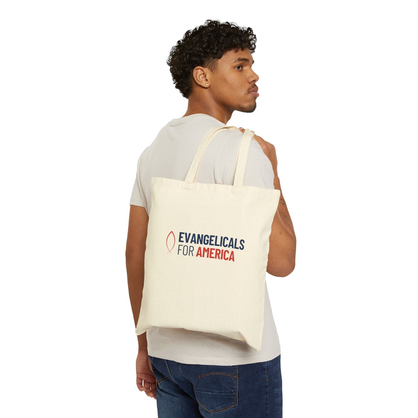 Evangelicals For America x Faith Over Fear Canvas Tote