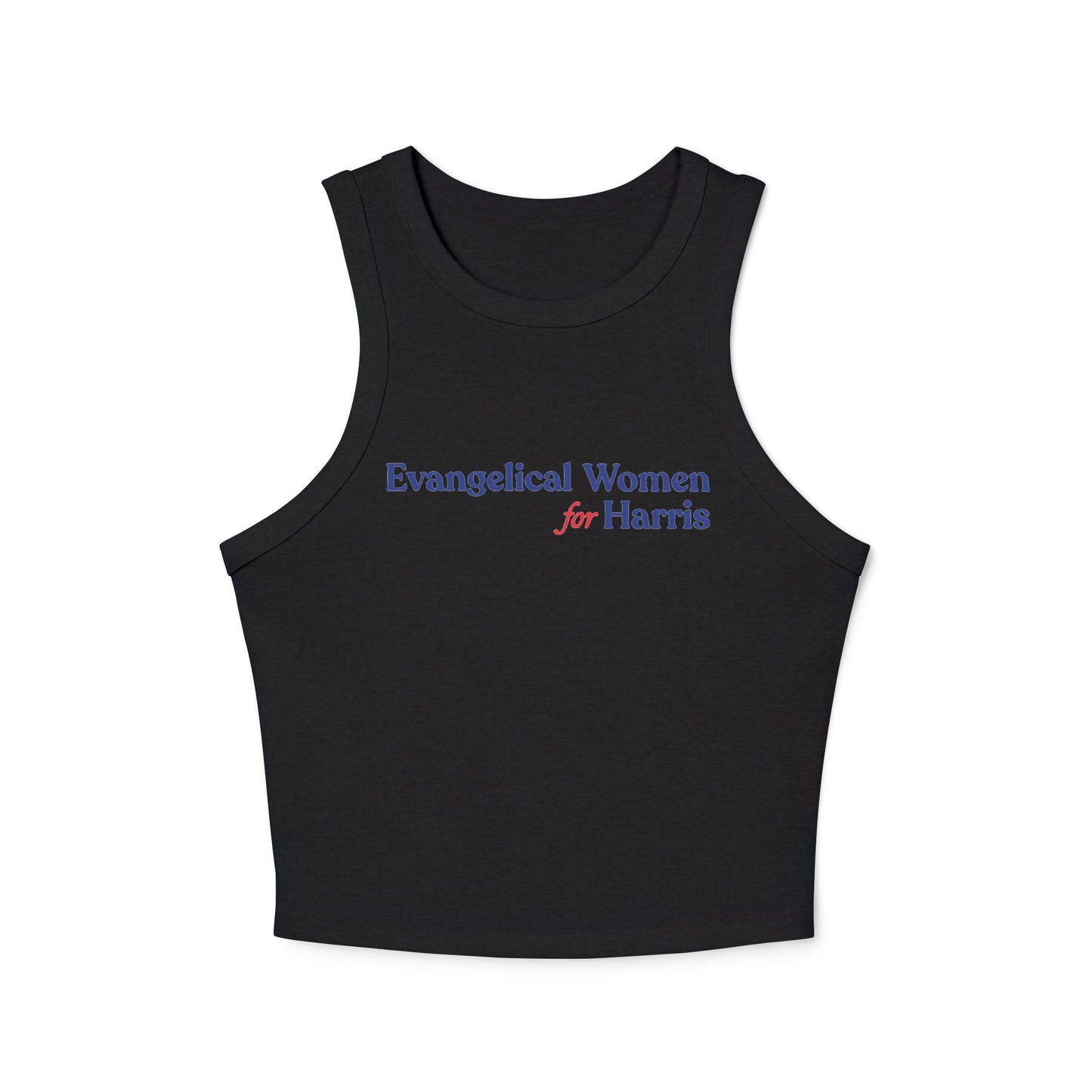 Evangelical Women For Harris Micro-Rib Racer Tank Top