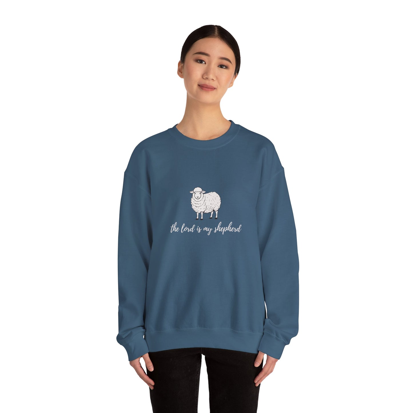 The Lord is my Shepherd Unisex Heavy Blend™ Crewneck Sweatshirt