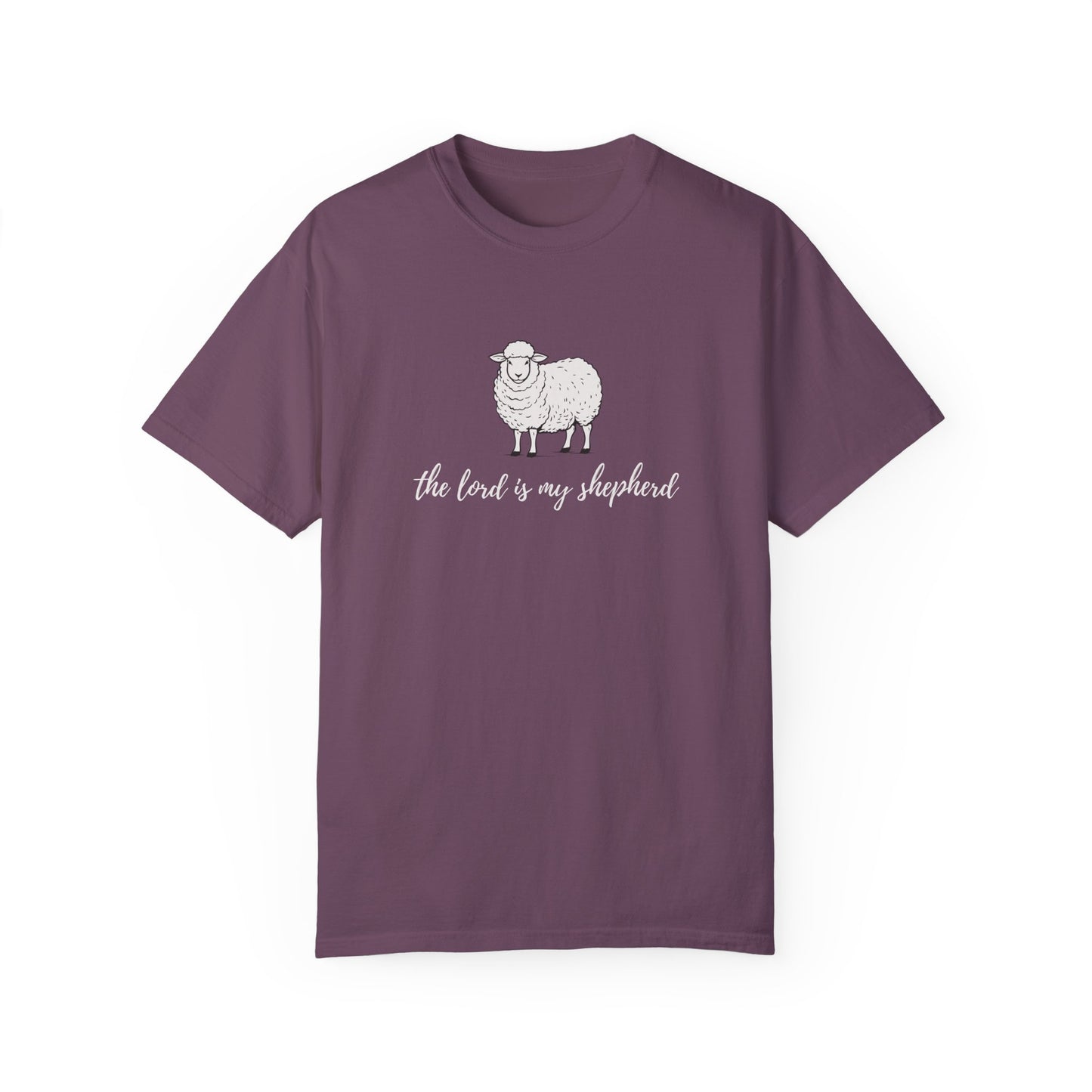 The Lord is My Shepherd Unisex Garment-Dyed T-shirt