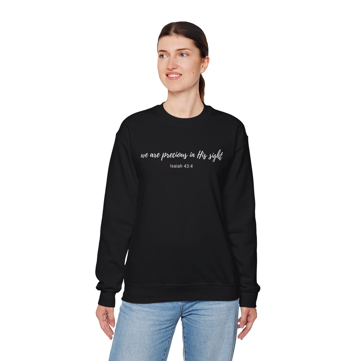 We are Precious in His Sight Unisex Heavy Blend™ Crewneck Sweatshirt