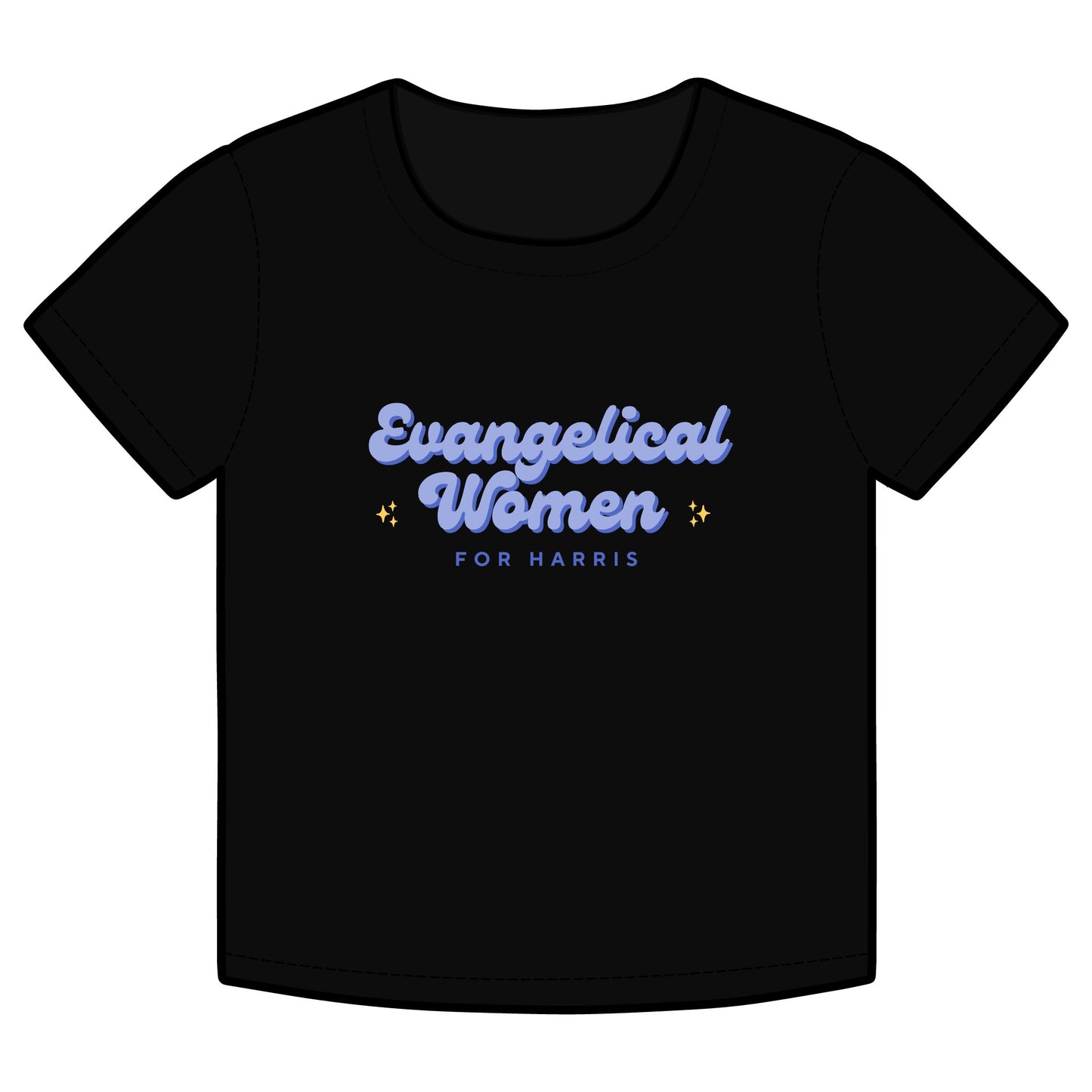 Evangelical Women For Harris Rib Baby Tee