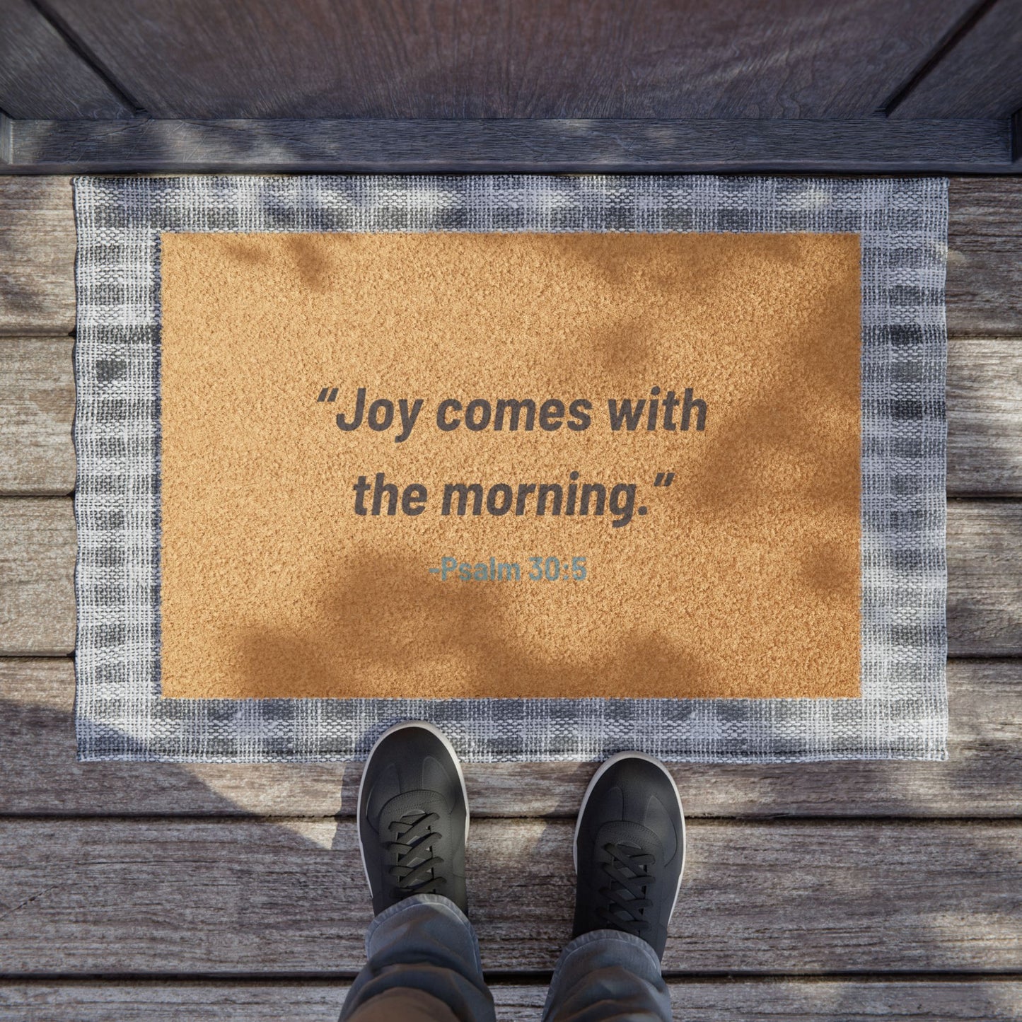 Joy Comes With the Morning - Doormat