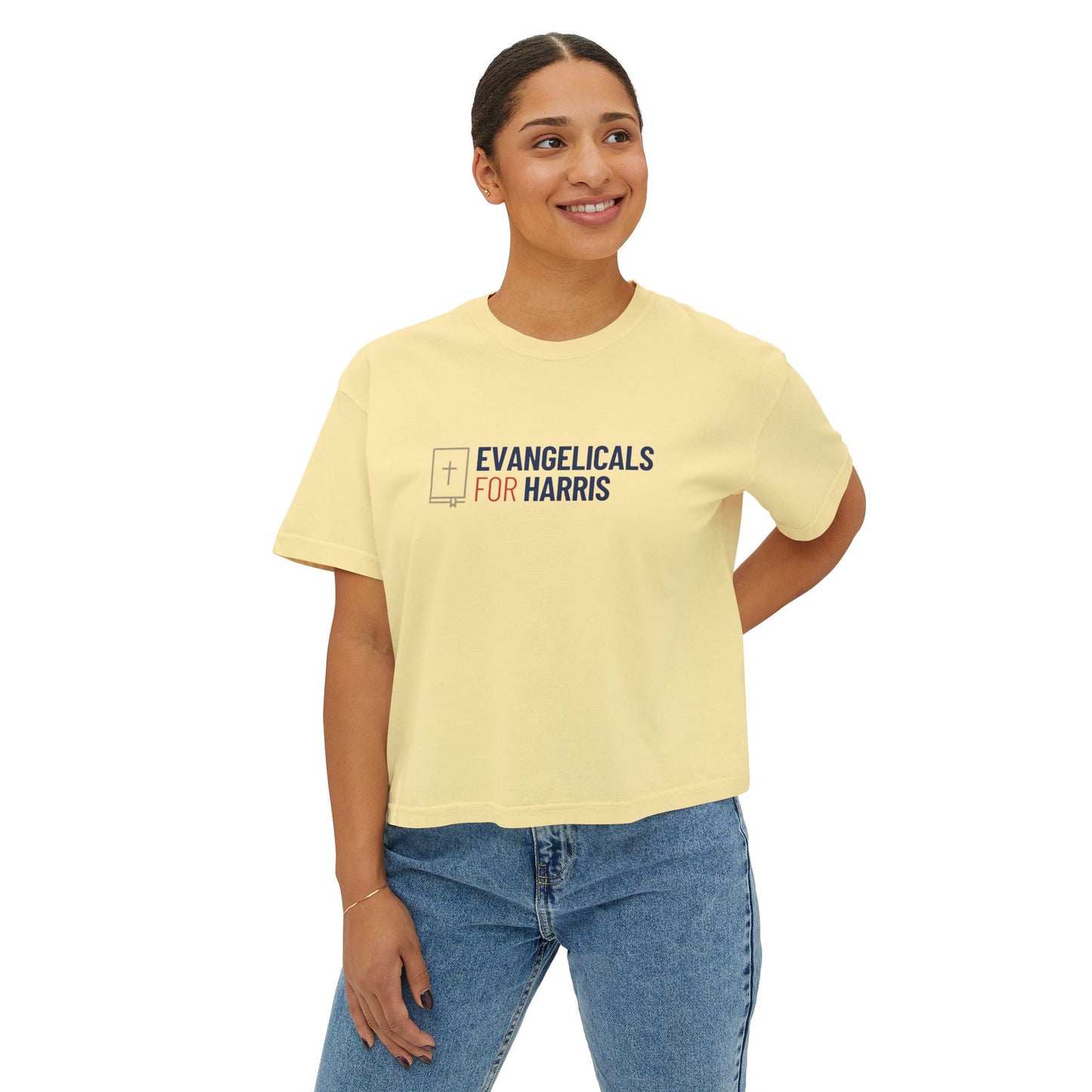 Evangelicals For Harris Women's Boxy Tee