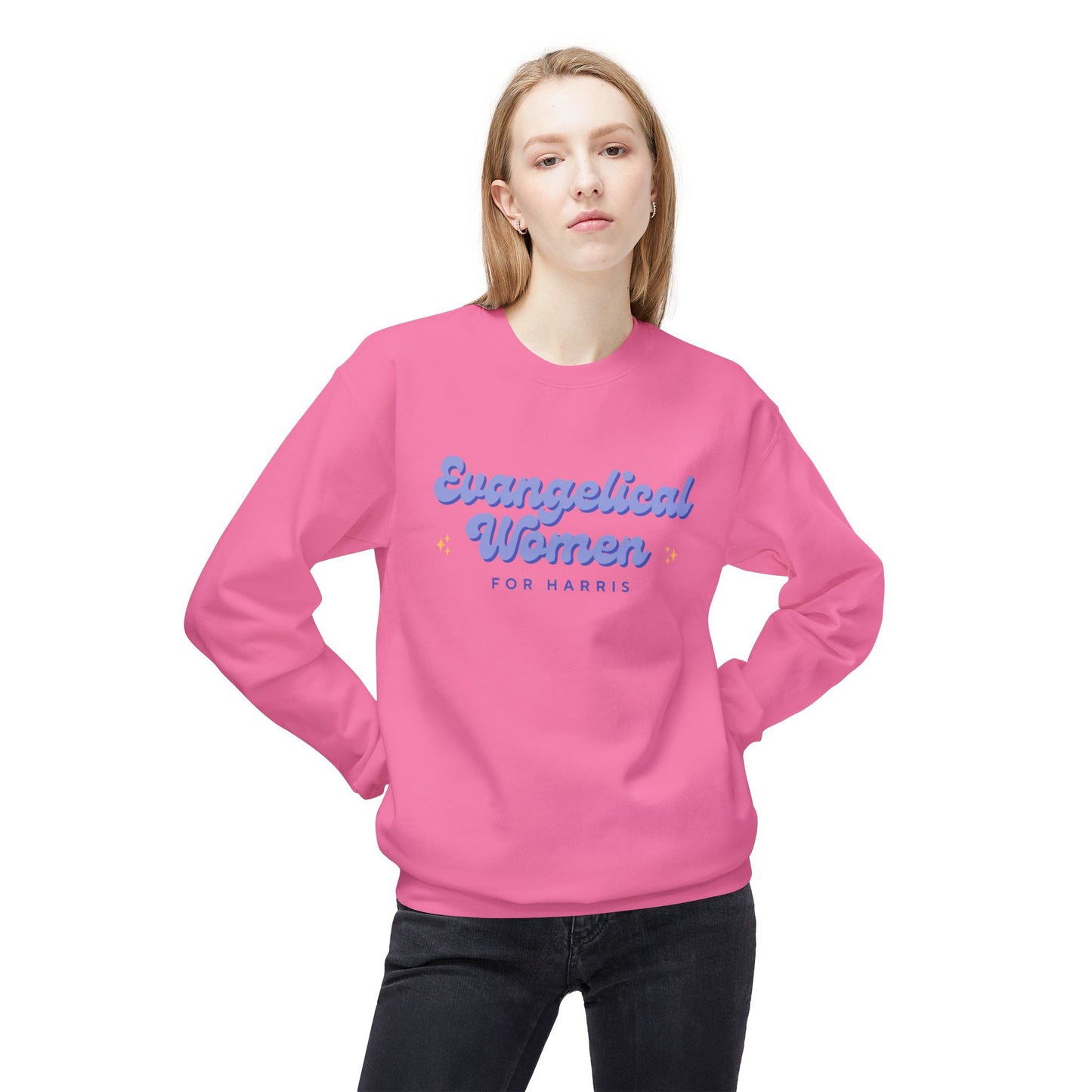 Evangelical Women For Harris Crewneck Sweatshirt