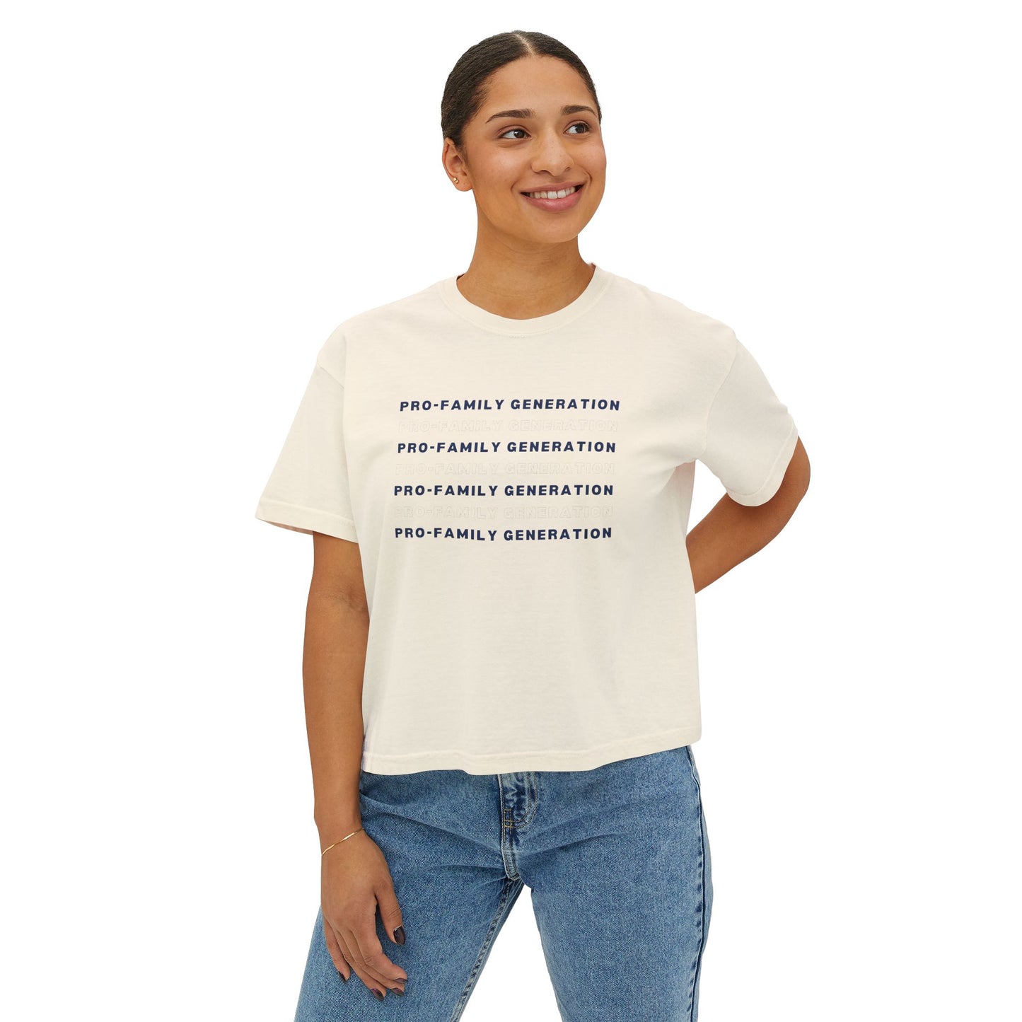 Pro-Family Generation Boxy Tee