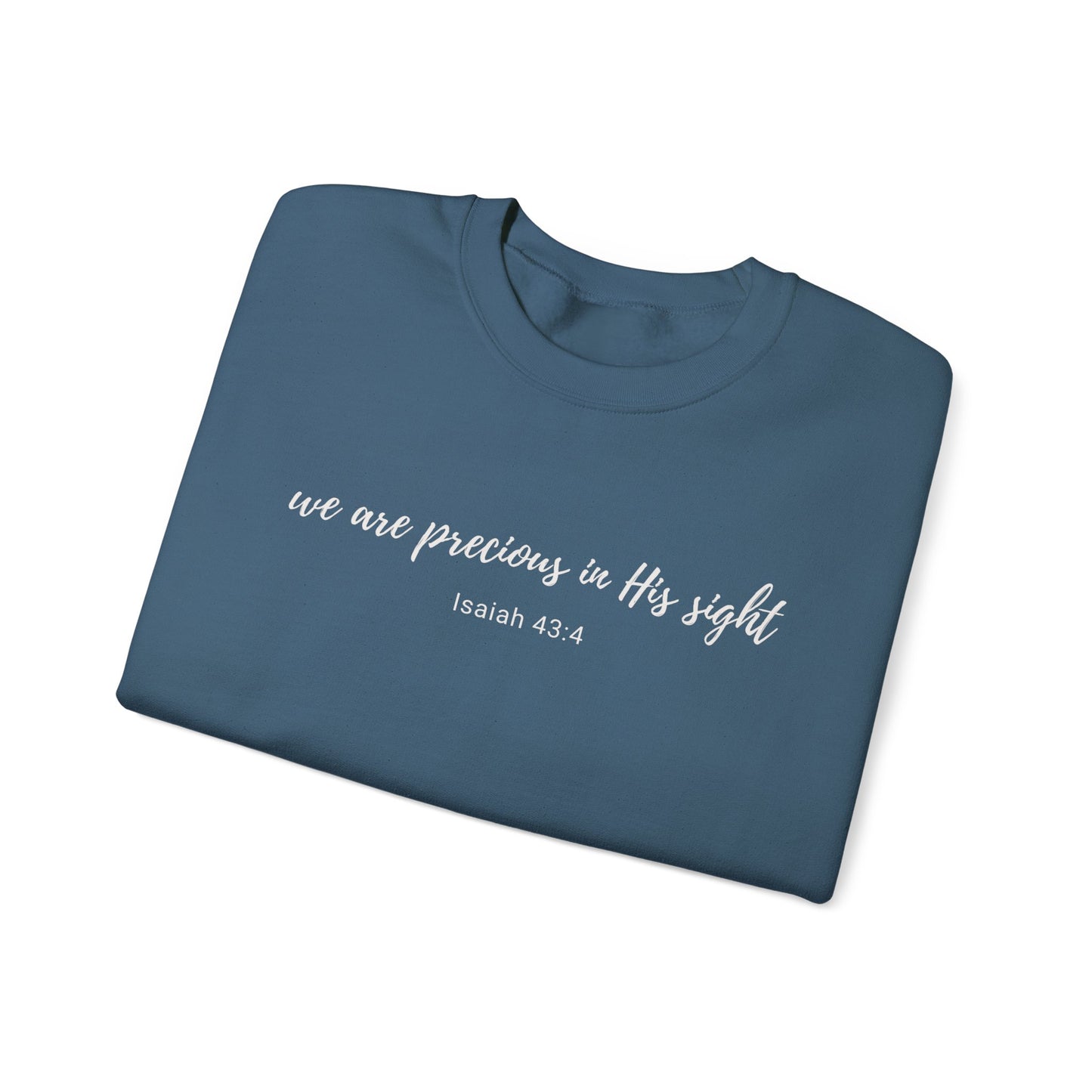 We are Precious in His Sight Unisex Heavy Blend™ Crewneck Sweatshirt