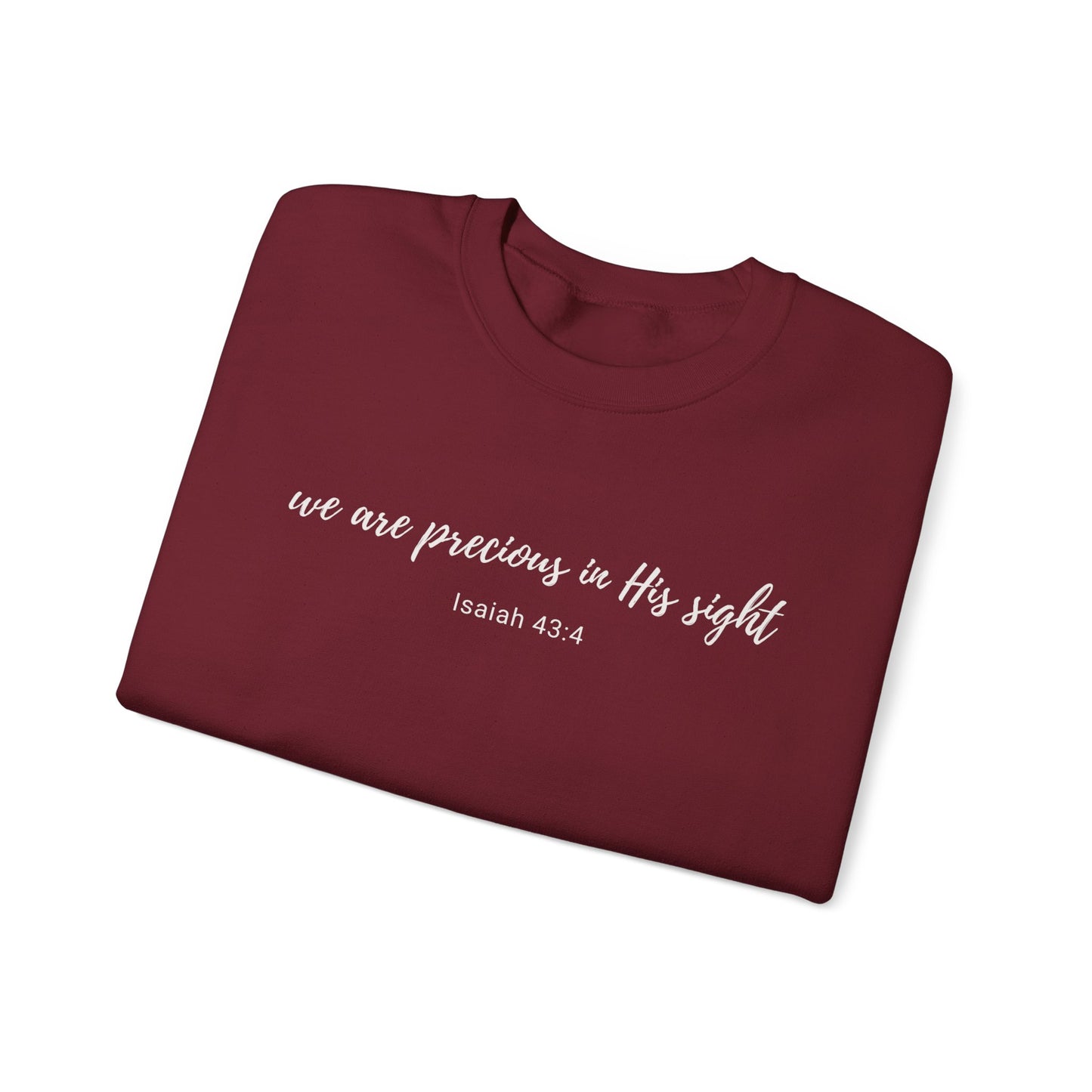 We are Precious in His Sight Unisex Heavy Blend™ Crewneck Sweatshirt