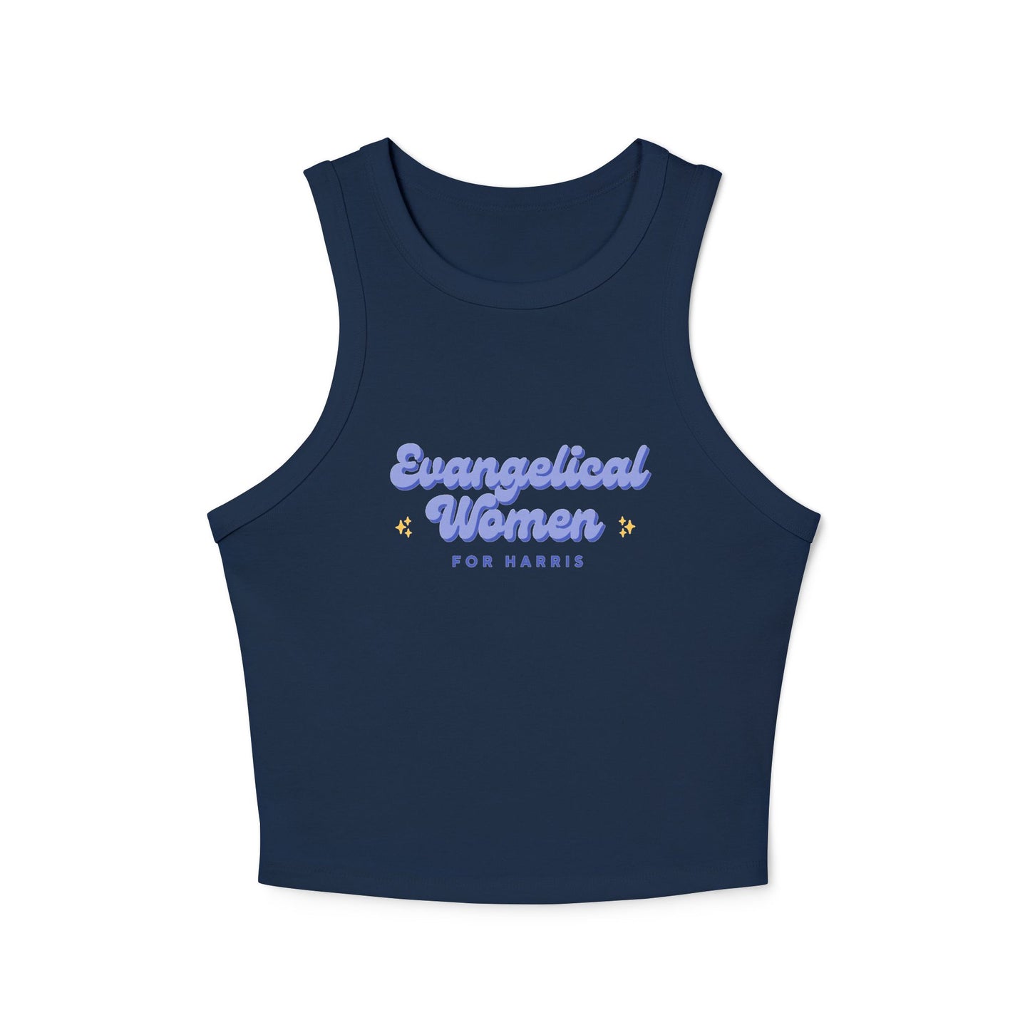 Evangelical Women For Harris Micro Rib Racer Tank Top