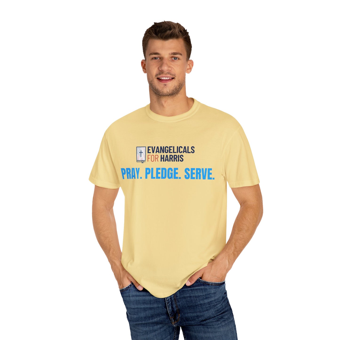 Pray, Pledge, Serve (Logo Front) T-shirt