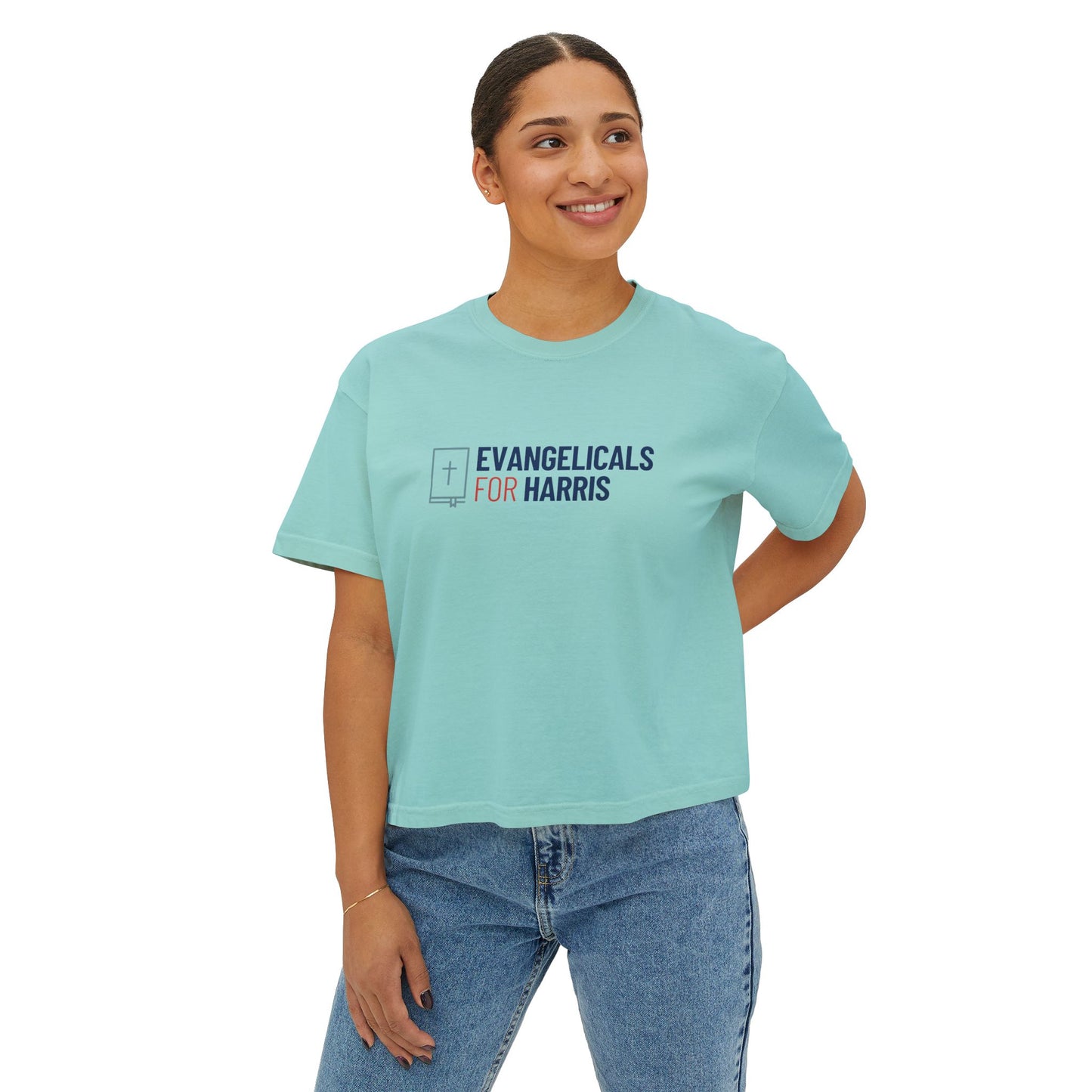 Evangelicals For Harris Women's Boxy Tee