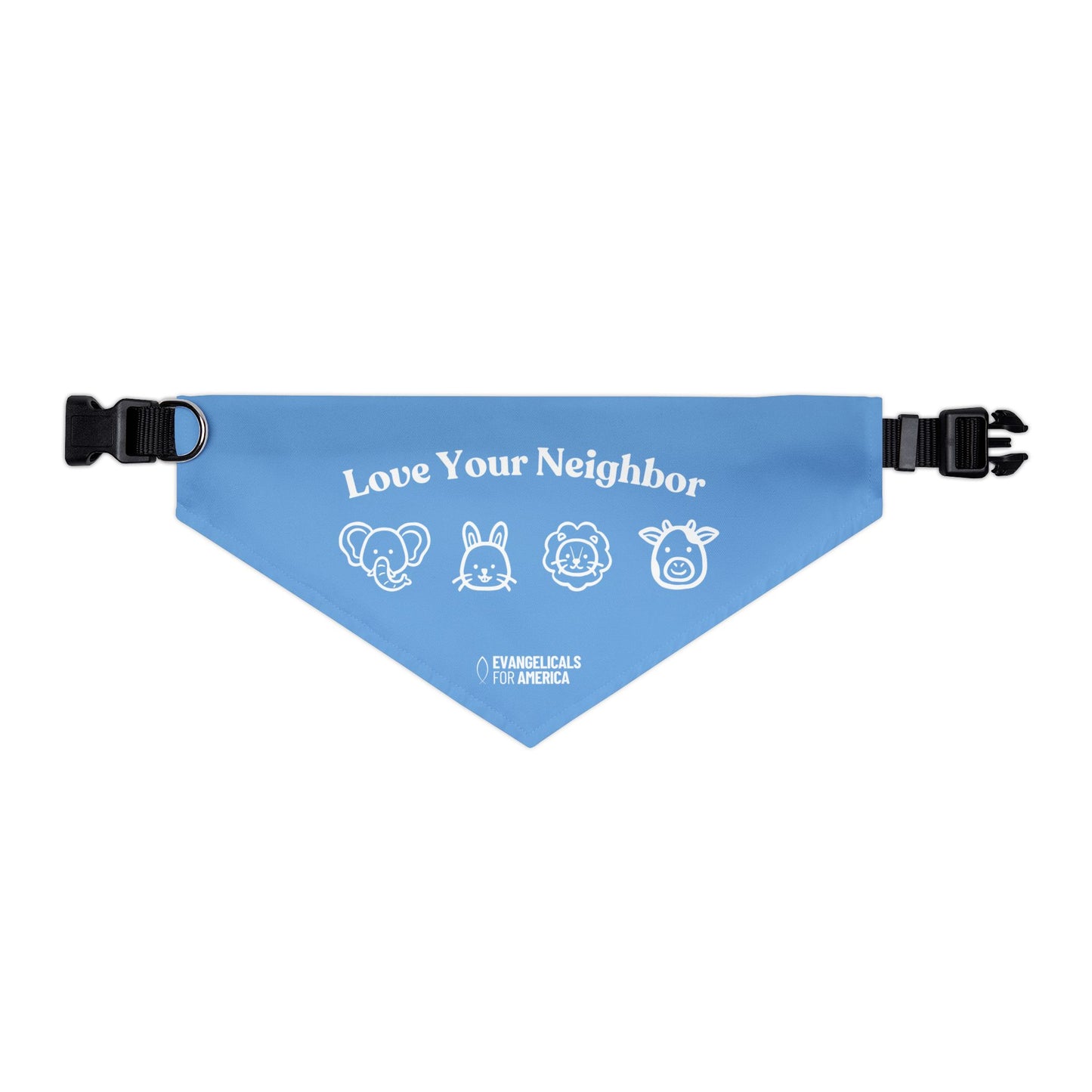 Love Your Neighbor Pet Bandana Collar