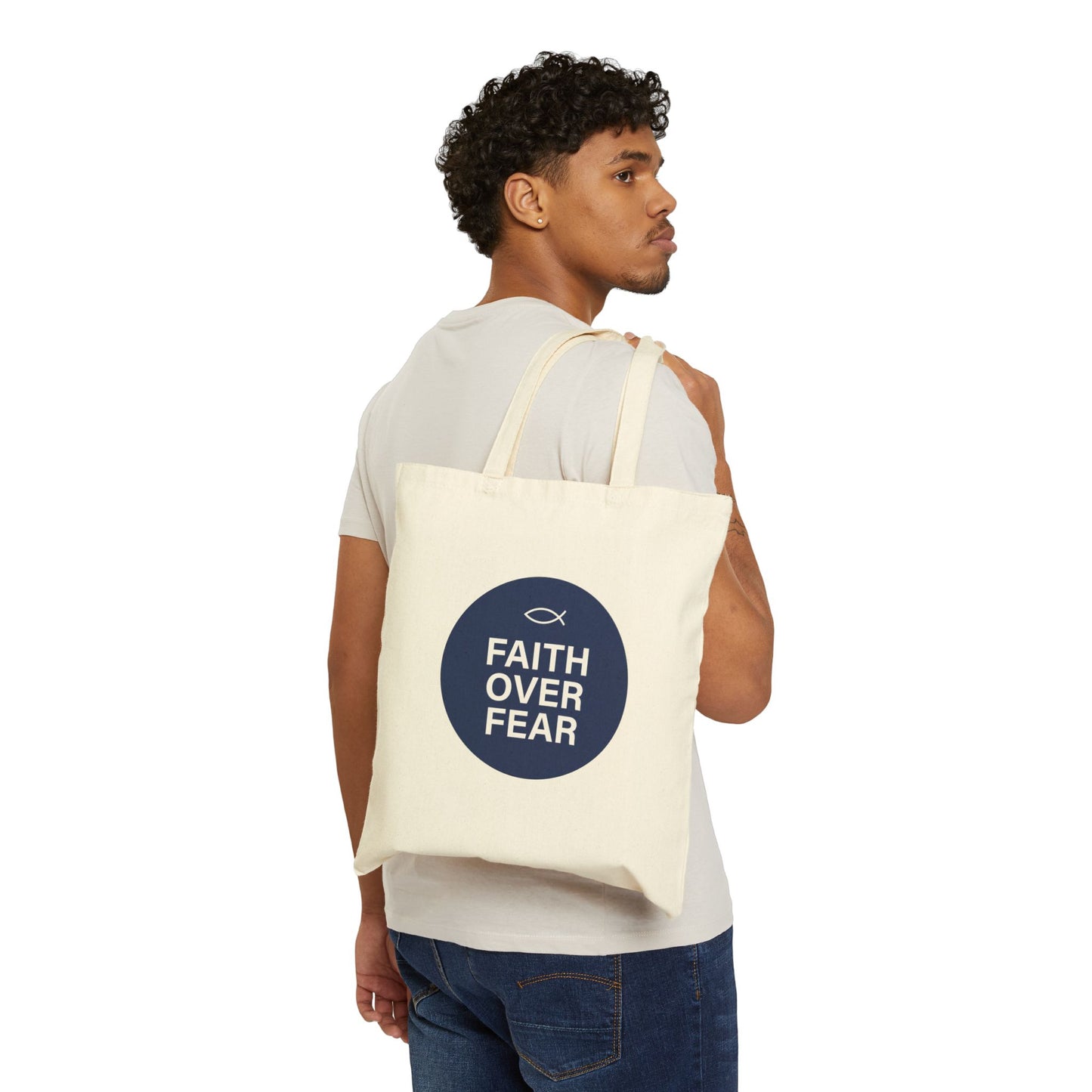 Evangelicals For America x Faith Over Fear Canvas Tote