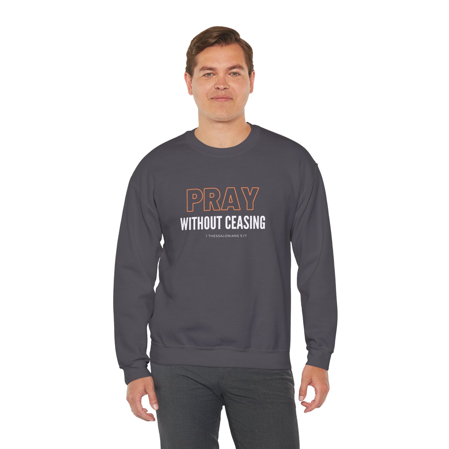 Pray Without Ceasing Unisex Heavy Blend™ Crewneck Sweatshirt