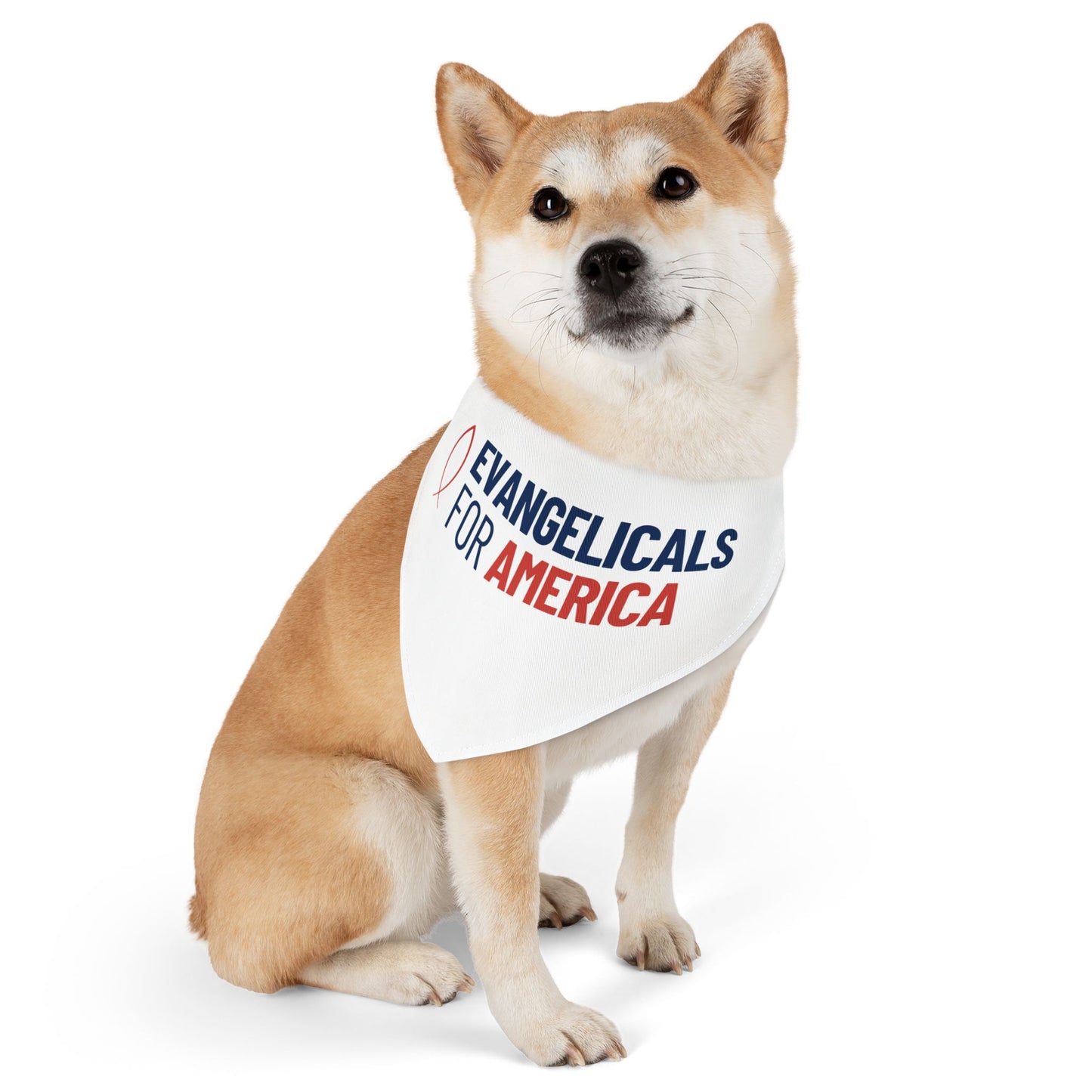 Evangelicals For America Pet Bandana Collar