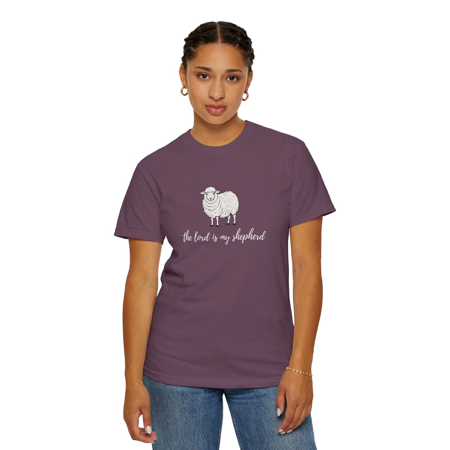 The Lord is My Shepherd Unisex Garment-Dyed T-shirt