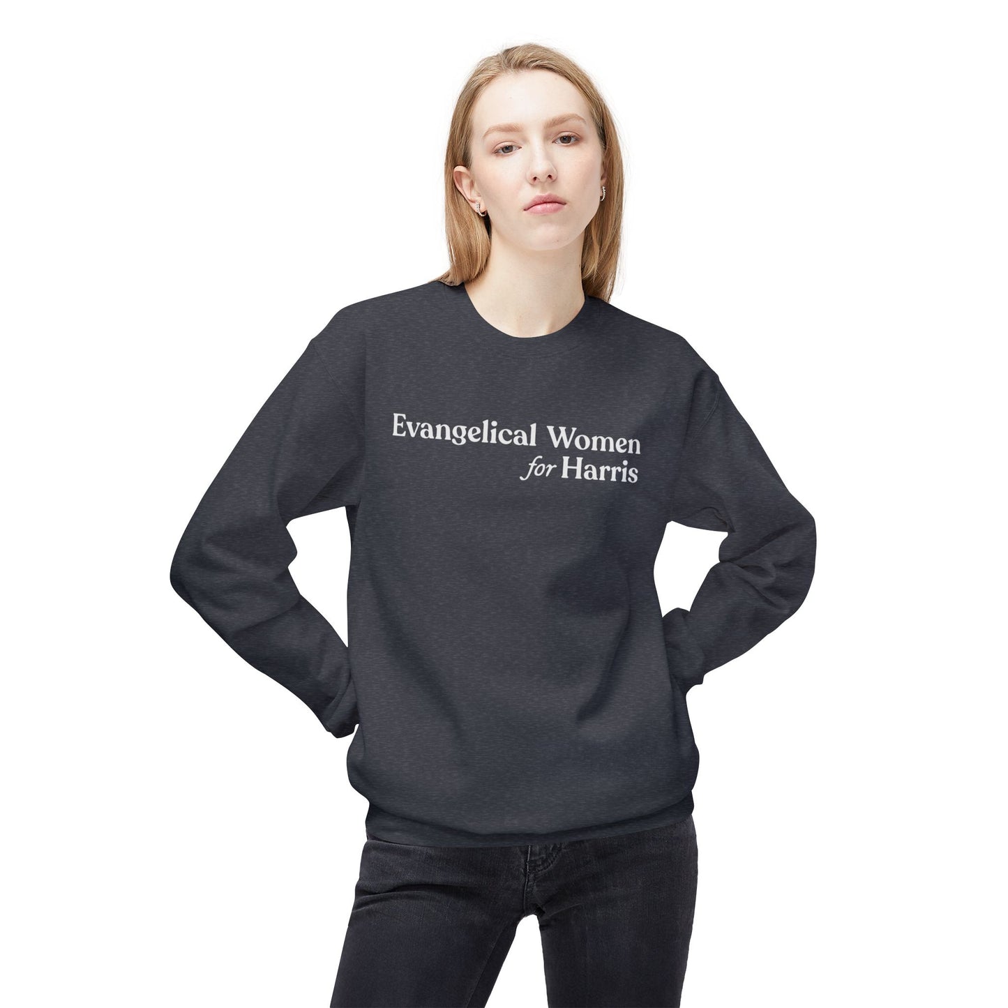 Evangelical Women For Harris Crewneck Sweatshirt