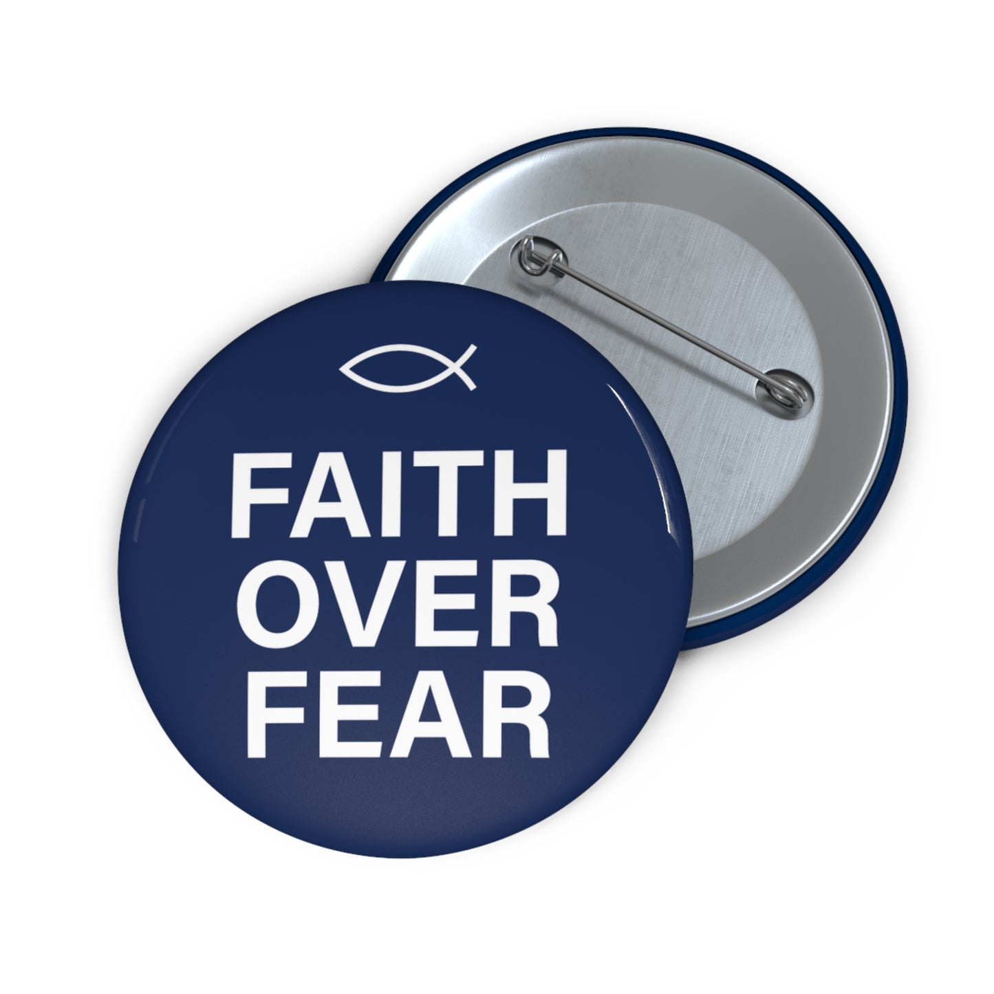 Faith Over Fear Pin