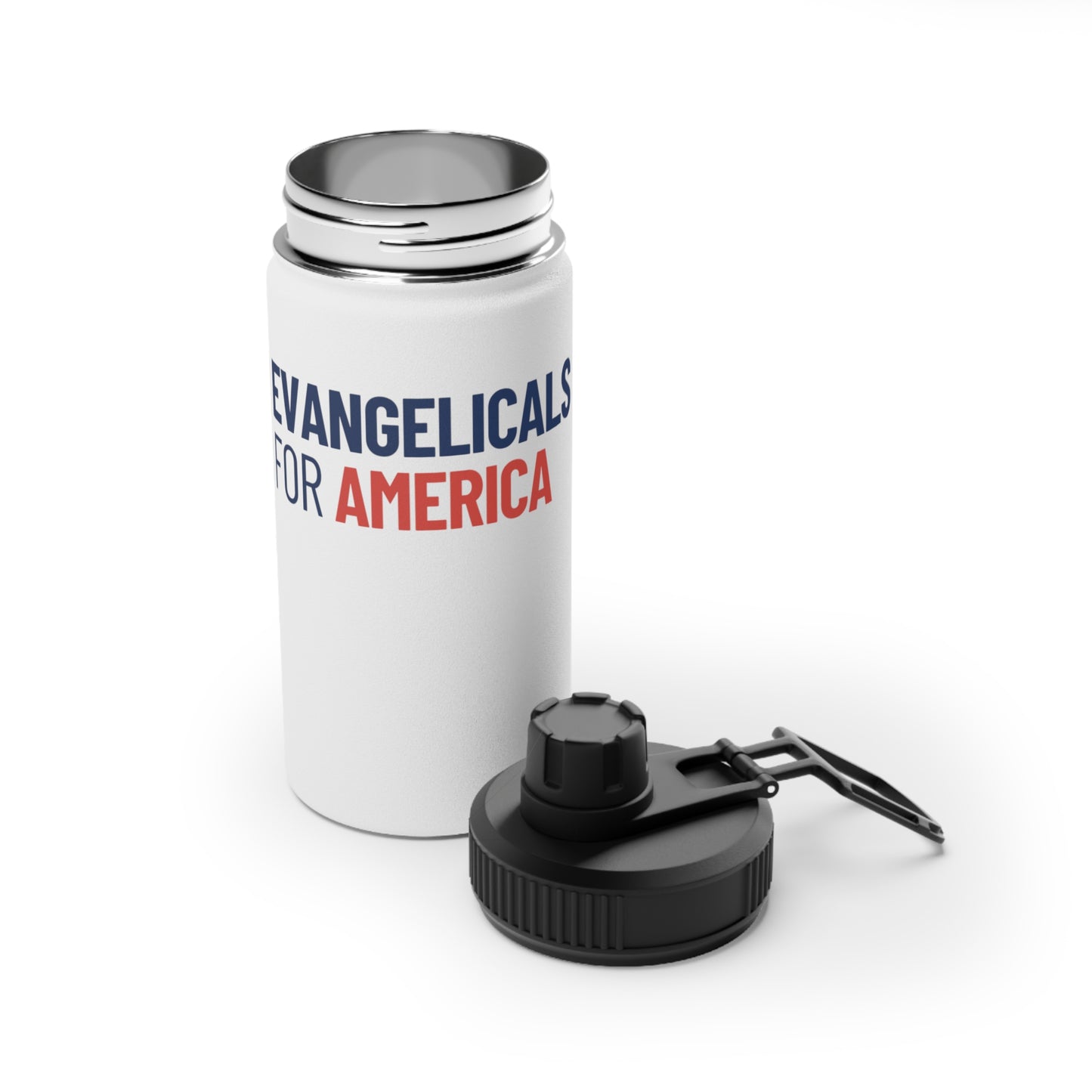 Evangelicals For America Steel Water Bottle (Sports Lid)