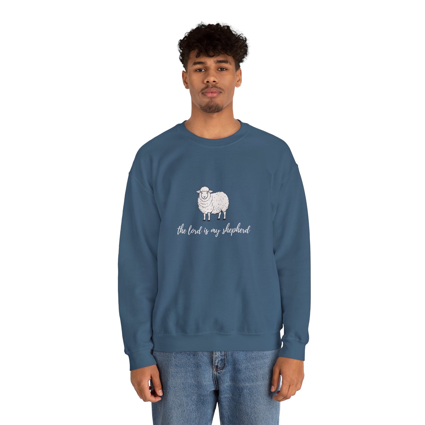 The Lord is my Shepherd Unisex Heavy Blend™ Crewneck Sweatshirt