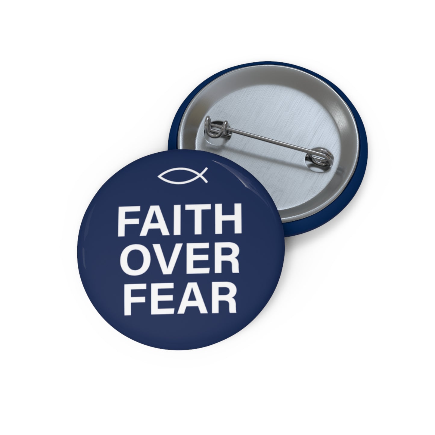 Faith Over Fear Pin