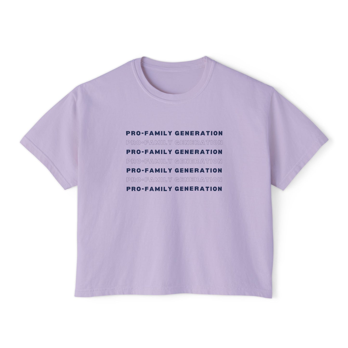 Pro-Family Generation Boxy Tee