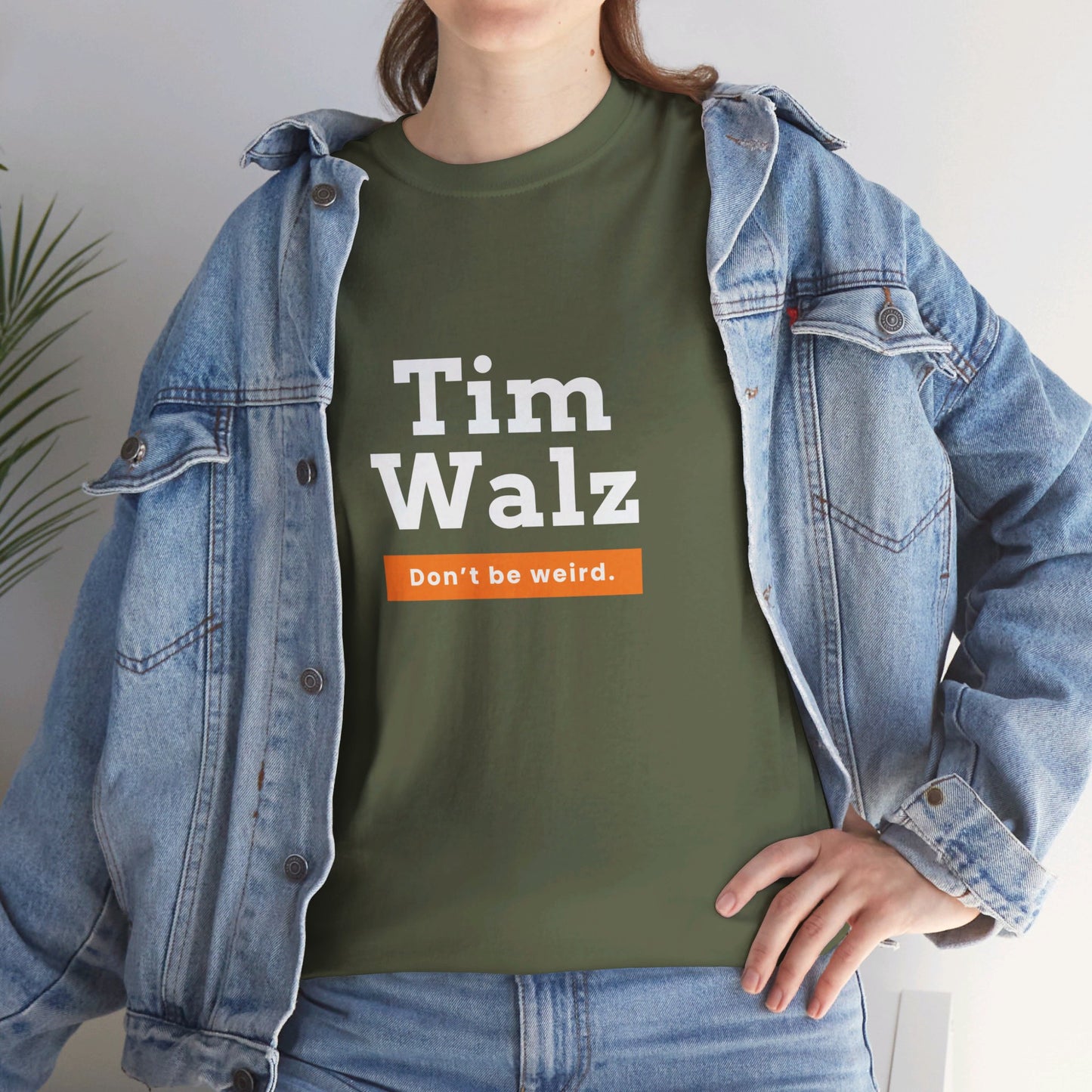 Tim Walz "Don't Be Weird" T-Shirt