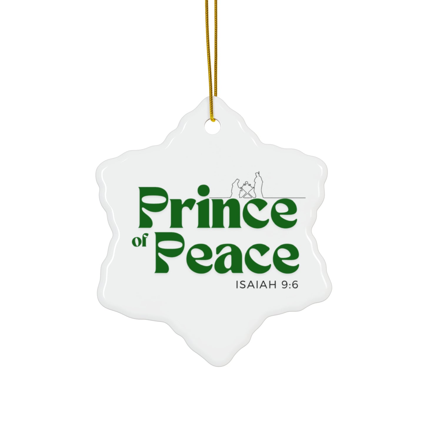 Prince of Peace Ceramic Ornament