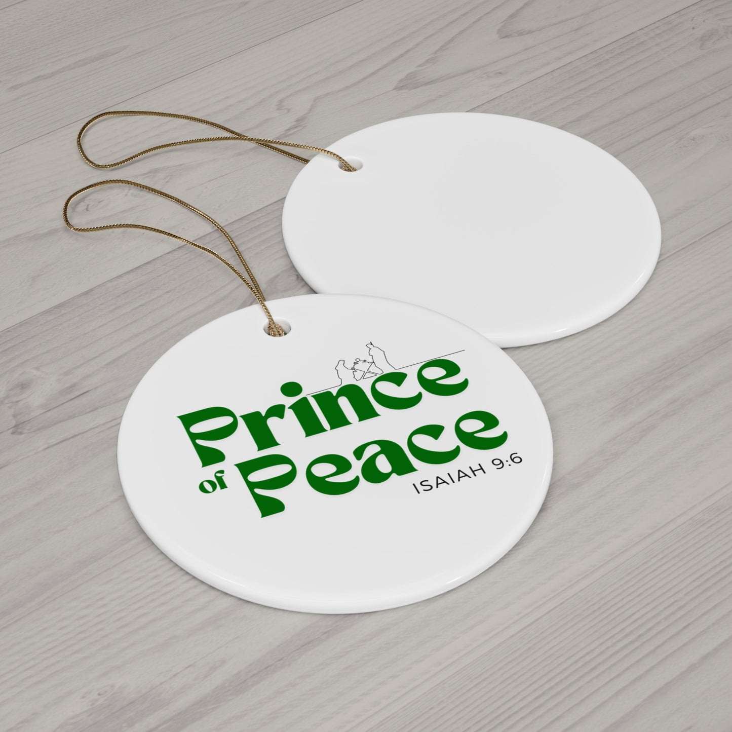 Prince of Peace Ceramic Ornament